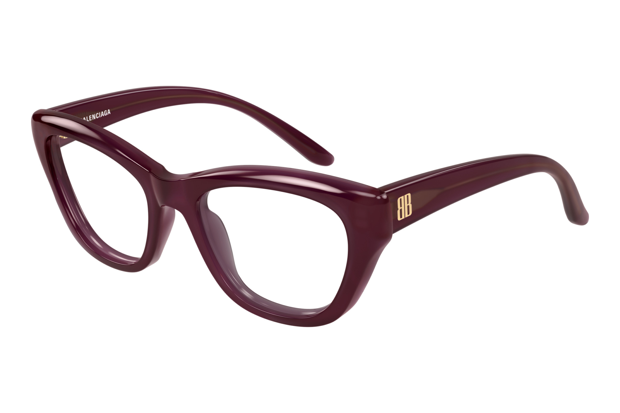 Balenciaga BB0519O 004 BURGUNDY Balenciaga BB0519O 004 BURGUNDY