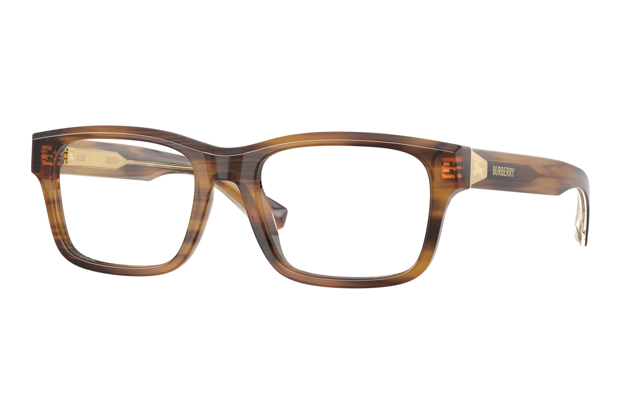 Burberry BE2469 4253 Striped Brown Burberry BE2469 4253 Striped Brown