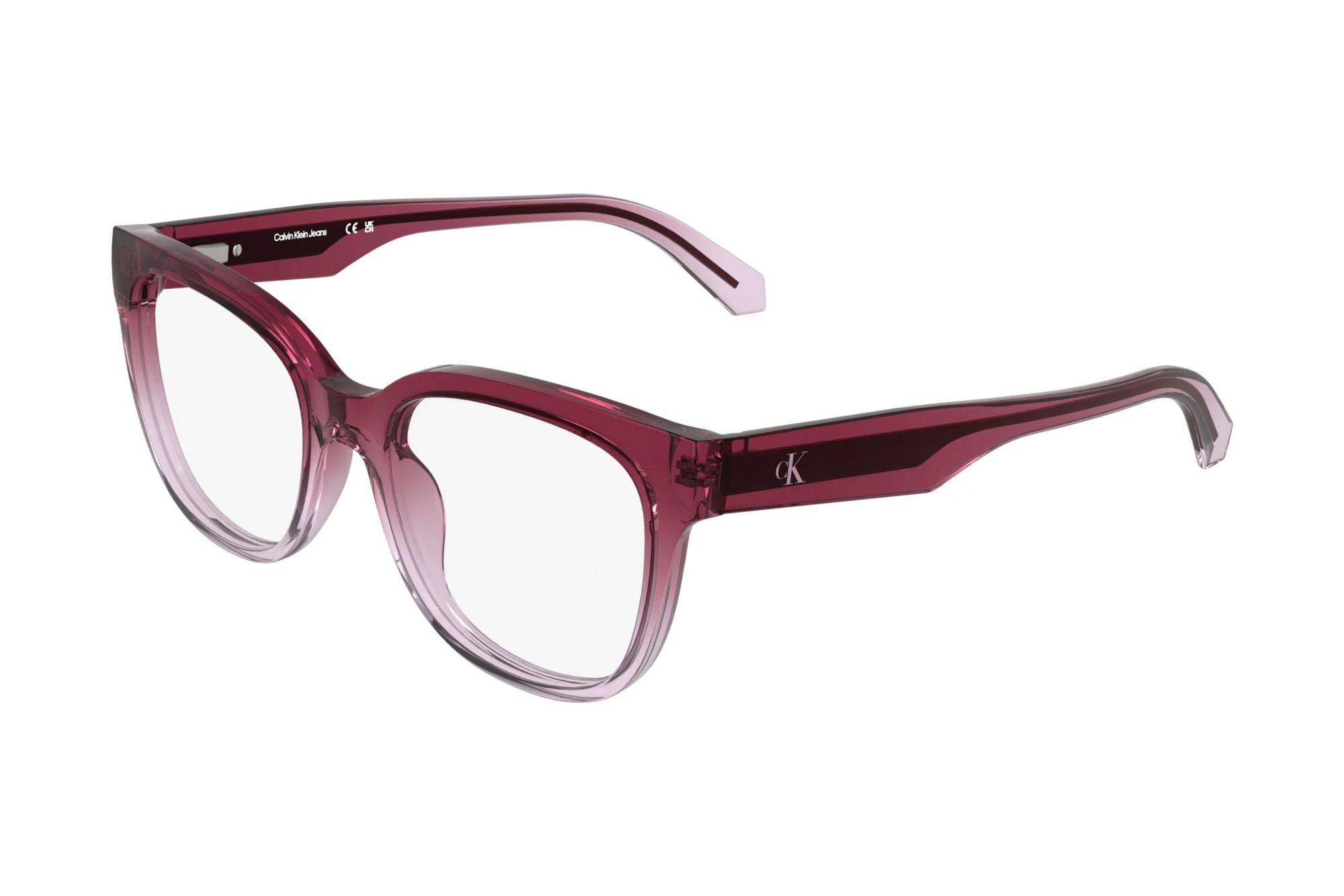 Calvin Klein CKJ25632 606 RED TRANSPARENT GRADIENT WINE/ROSE Calvin Klein CKJ25632 606 RED TRANSPARENT GRADIENT WINE/ROSE