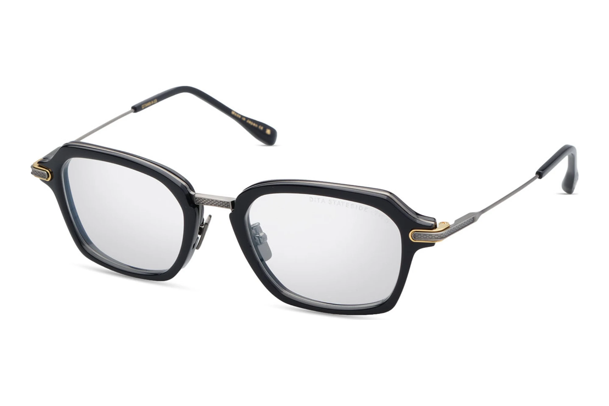 DITA DTX-449 03A NAVY - ANTIQUE DARK GUN - YELLOW GOLD DITA DTX-449 03A NAVY - ANTIQUE DARK GUN - YELLOW GOLD