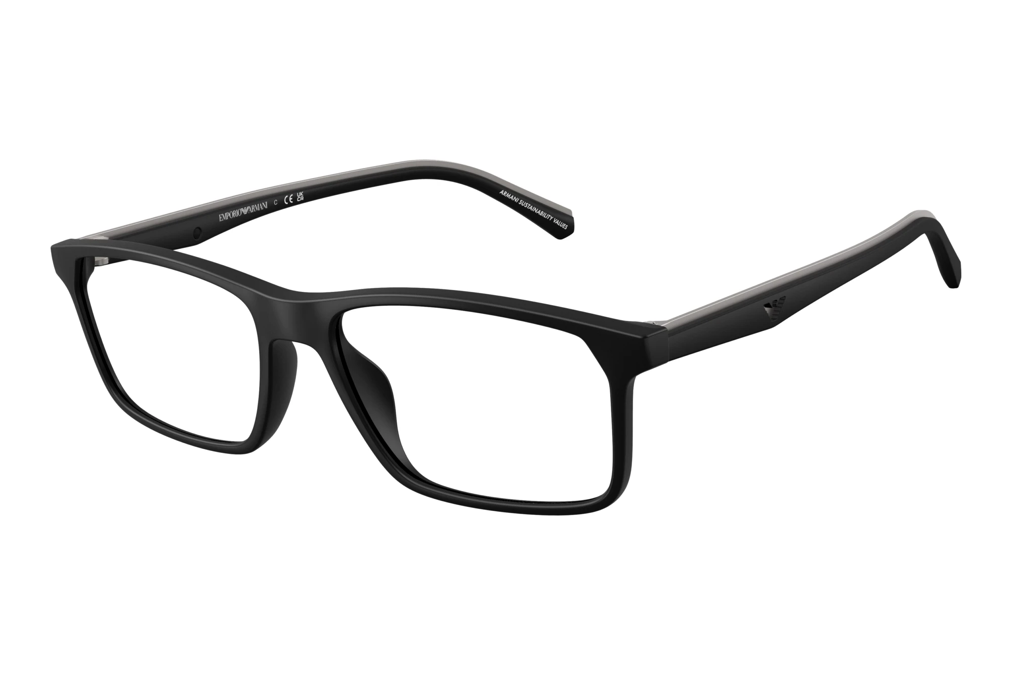 Emporio Armani EA3266U 5001 Matte Black Emporio Armani EA3266U 5001 Matte Black