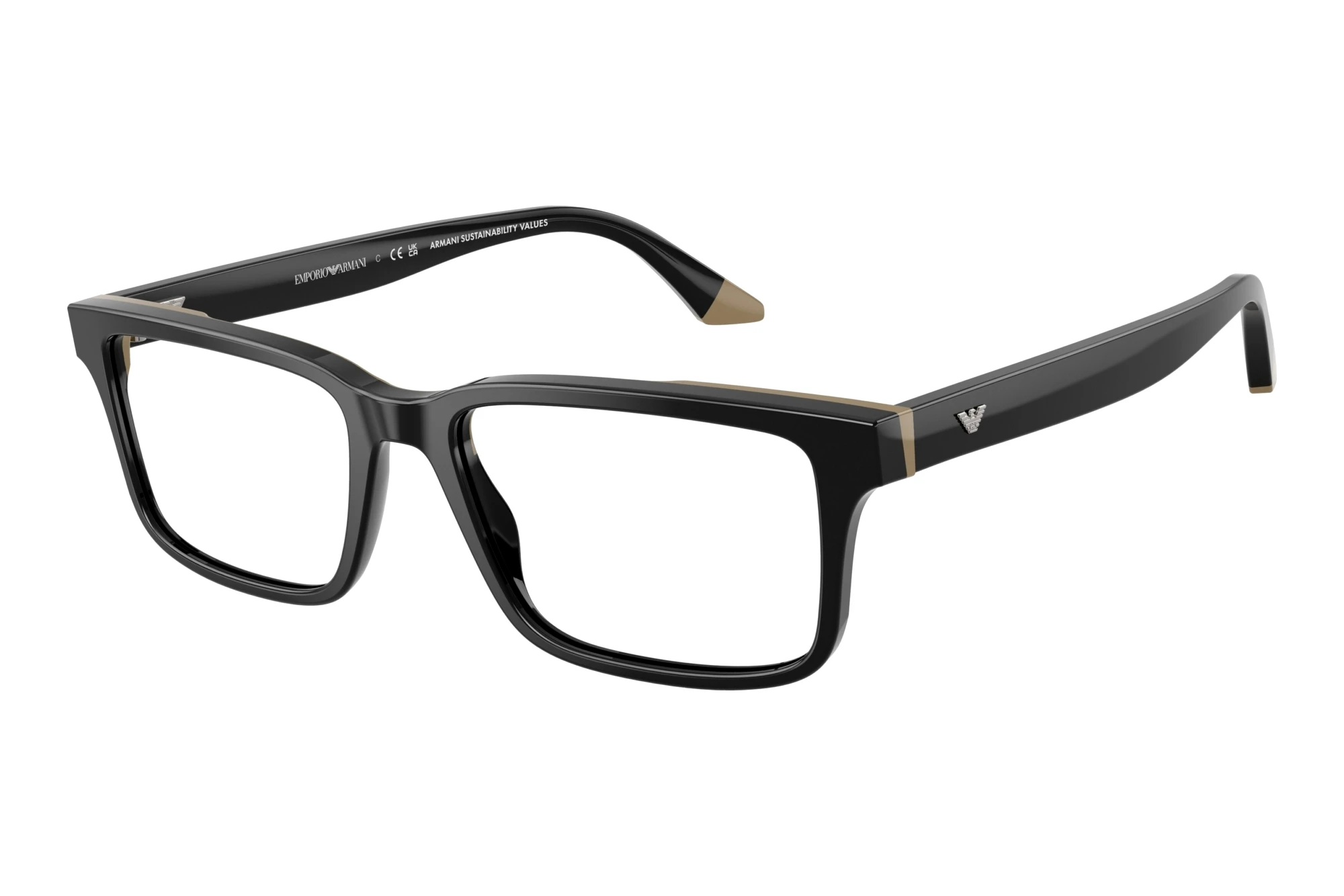 Emporio Armani EA3269 6313 Black/Beige Emporio Armani EA3269 6313 Black/Beige