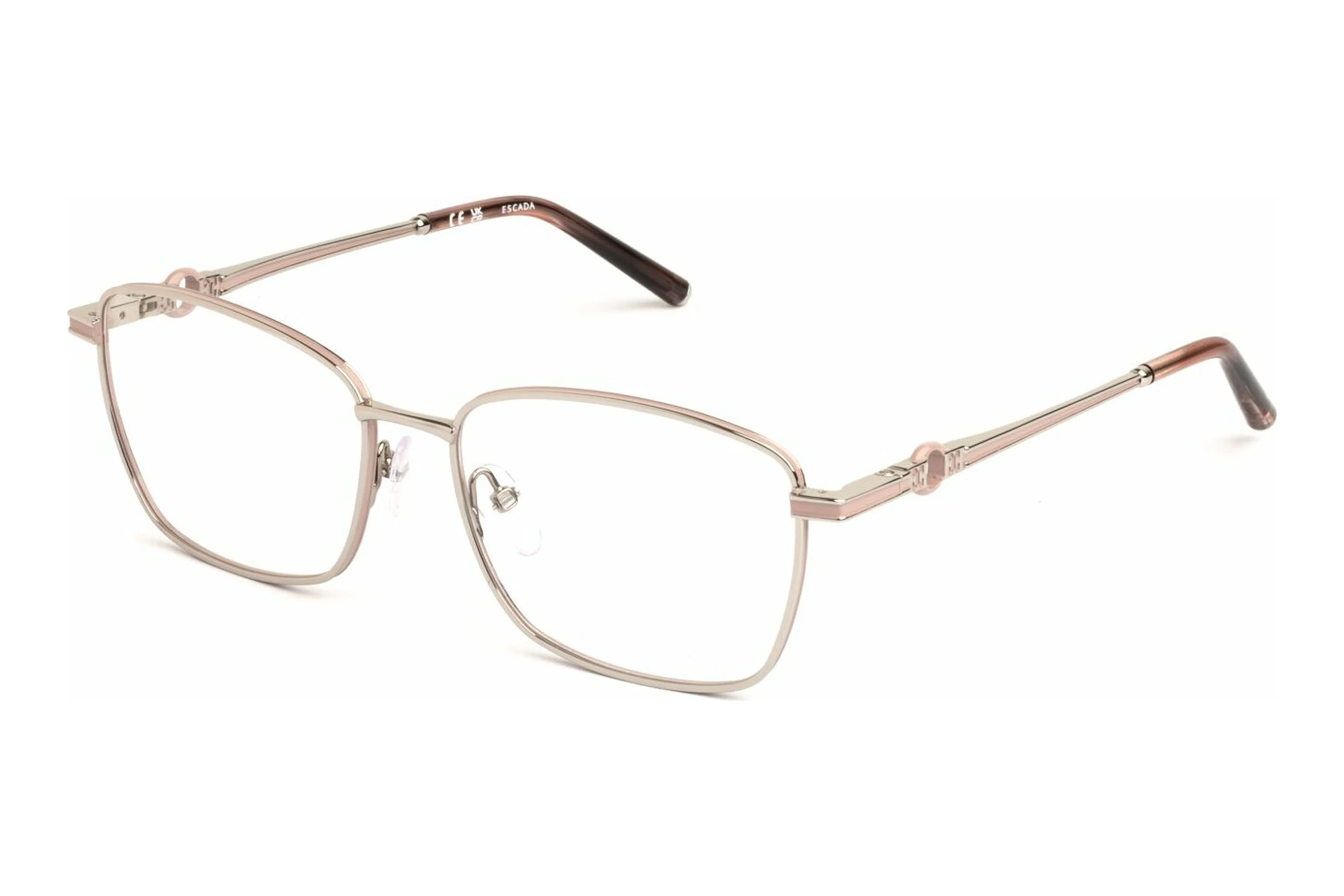 Escada VESE74 0S31 SHINY PALLADIUM W/BEIGE PARTS Escada VESE74 0S31 SHINY PALLADIUM W/BEIGE PARTS