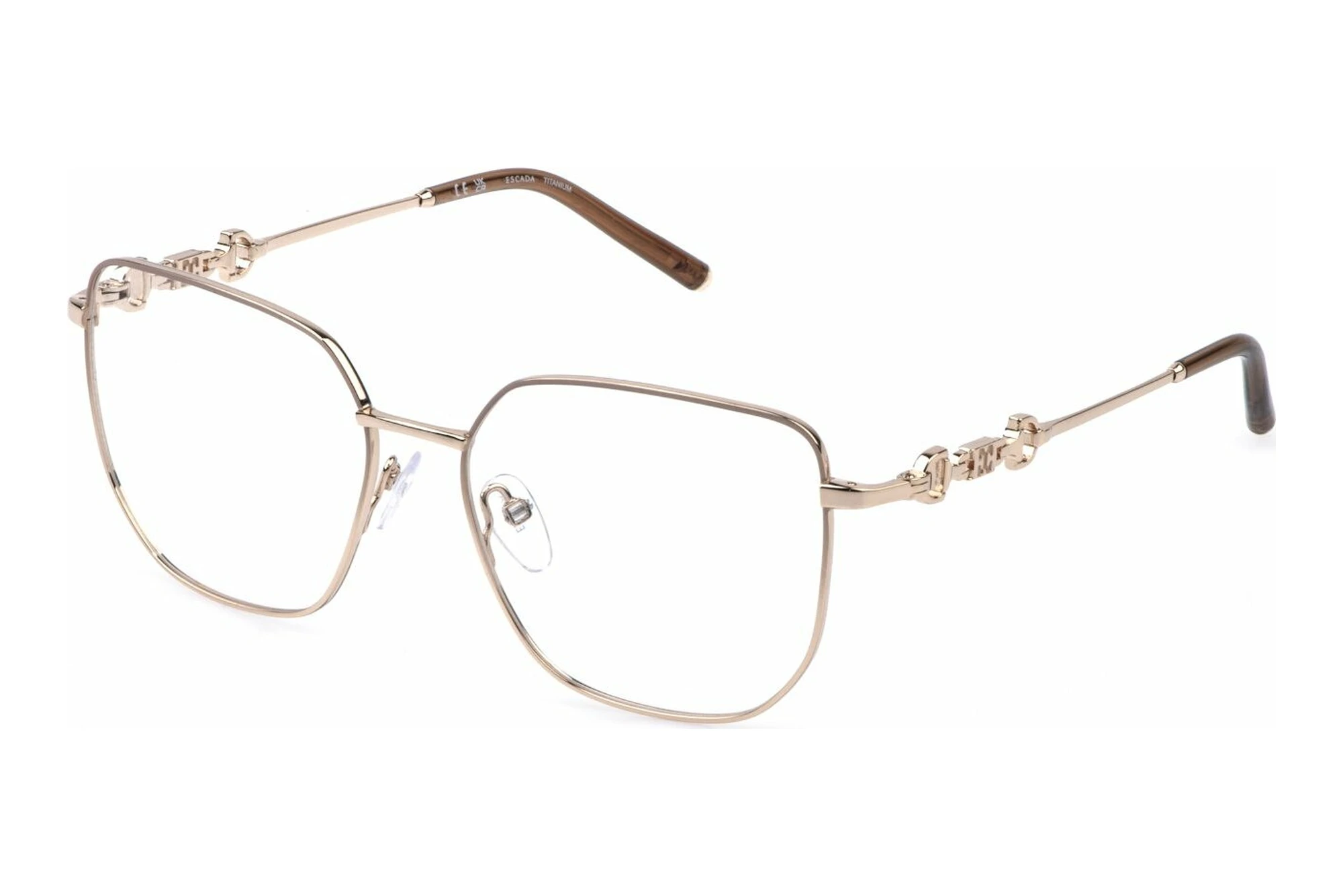Escada VESF40 0H32 SHINY ROSE GOLD W/IVORY PARTS Escada VESF40 0H32 SHINY ROSE GOLD W/IVORY PARTS
