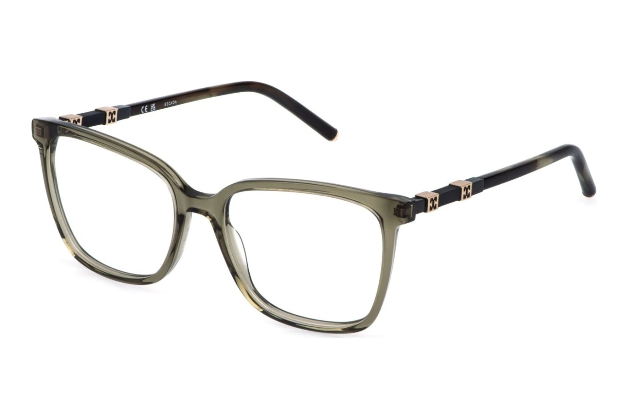 Escada VESG28 096R SHINY TRANSP.MILITARY GREEN Escada VESG28 096R SHINY TRANSP.MILITARY GREEN