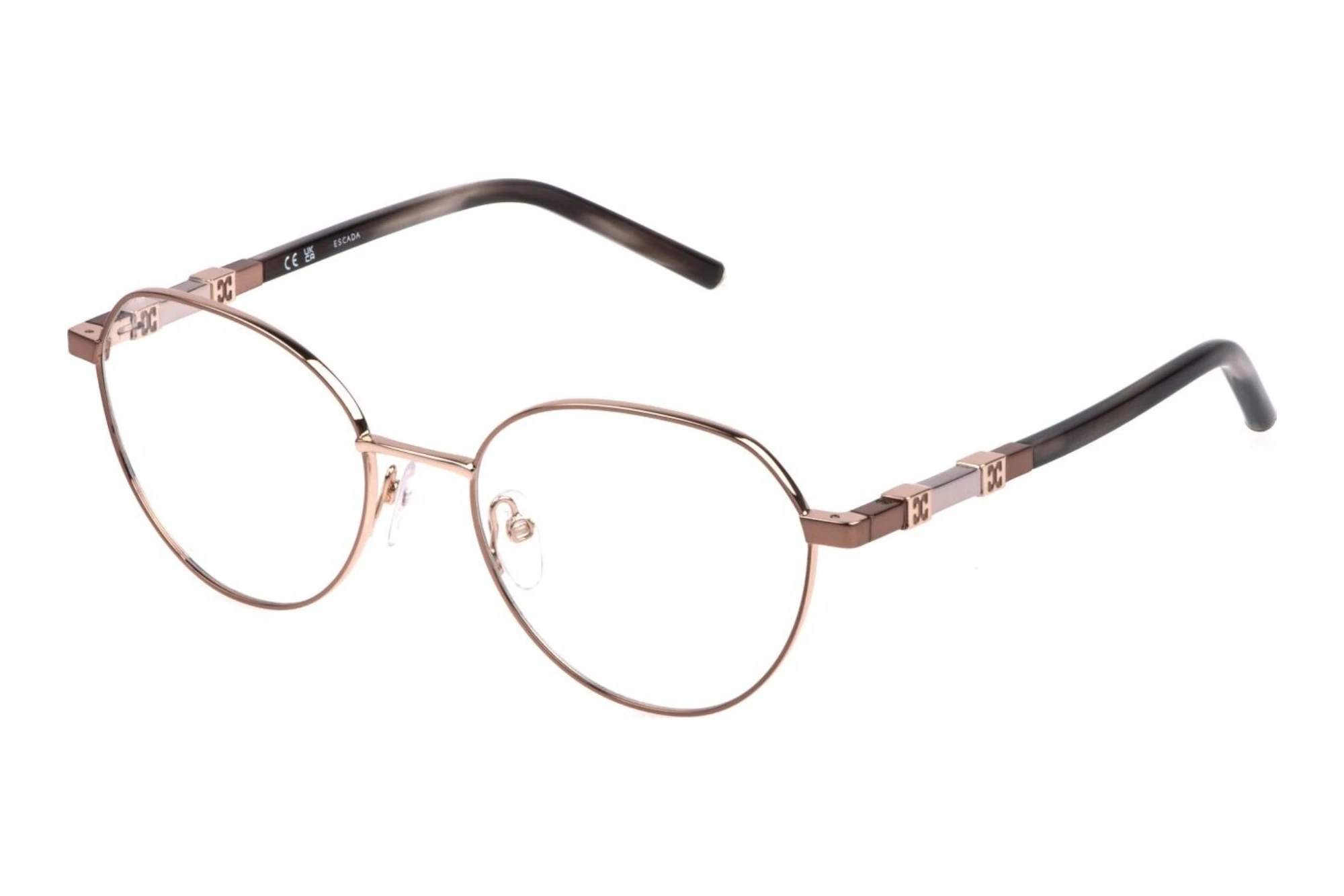 Escada VESG29 08MZ SHINY GOLD COPPER WITH COLOURED PARTS Escada VESG29 08MZ SHINY GOLD COPPER WITH COLOURED PARTS