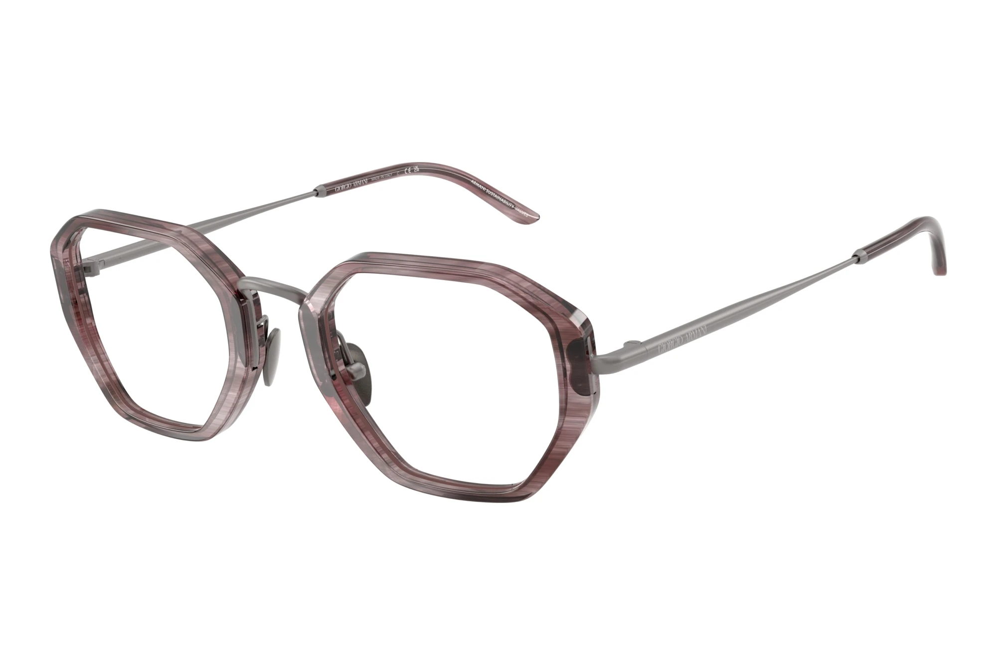 Giorgio Armani AR7282 6305 Striped Purple Giorgio Armani AR7282 6305 Striped Purple
