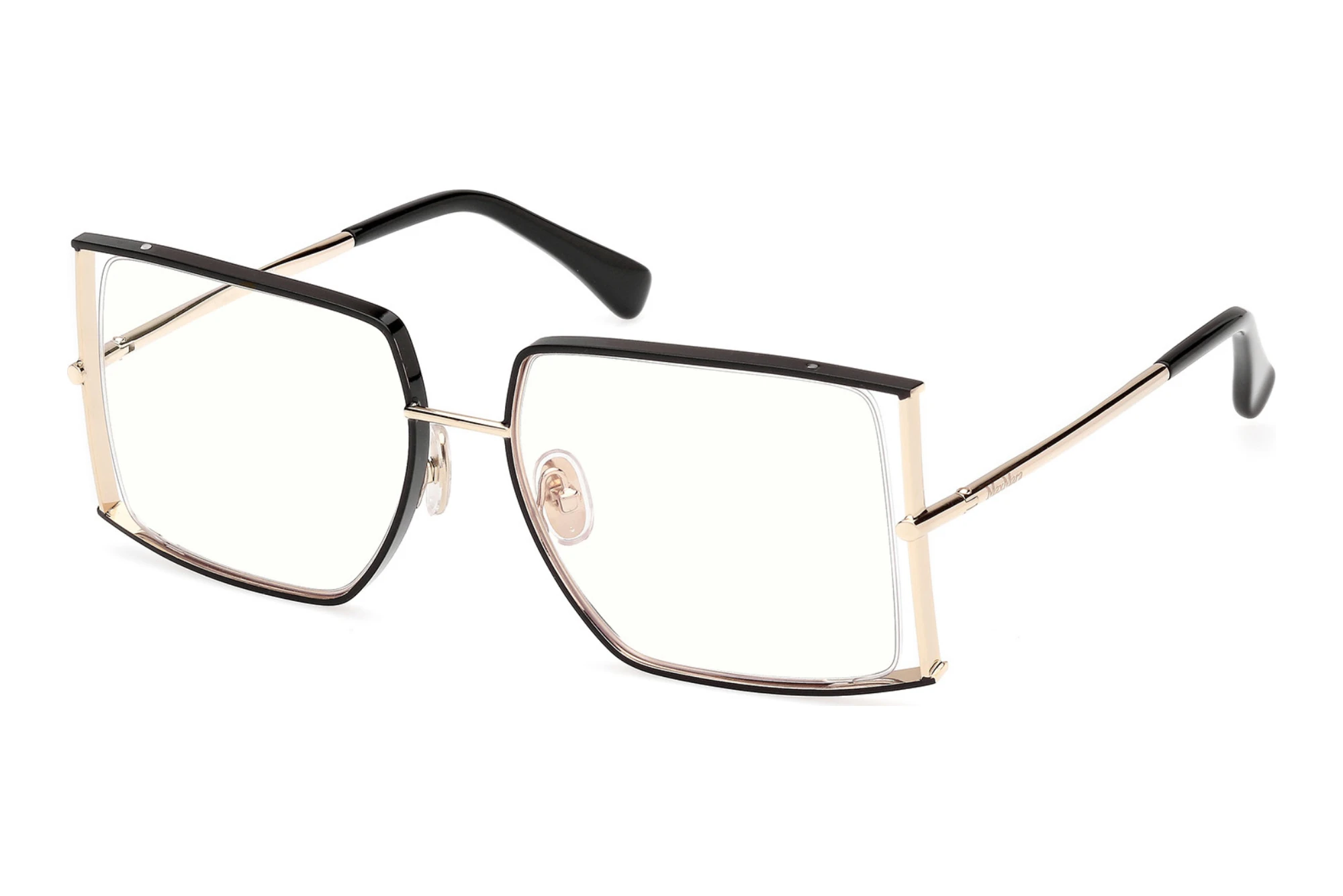 Max Mara MM5156-B 001 Glänzend Schwarz Max Mara MM5156-B 001 Glänzend Schwarz