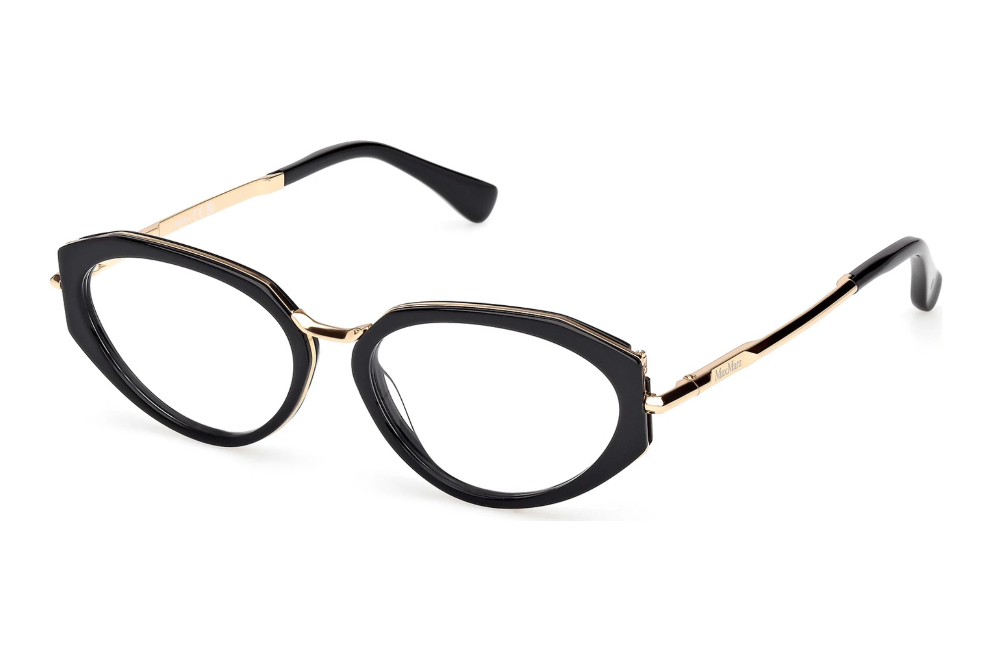 Max Mara MM5185 001 Glänzend Schwarz Max Mara MM5185 001 Glänzend Schwarz