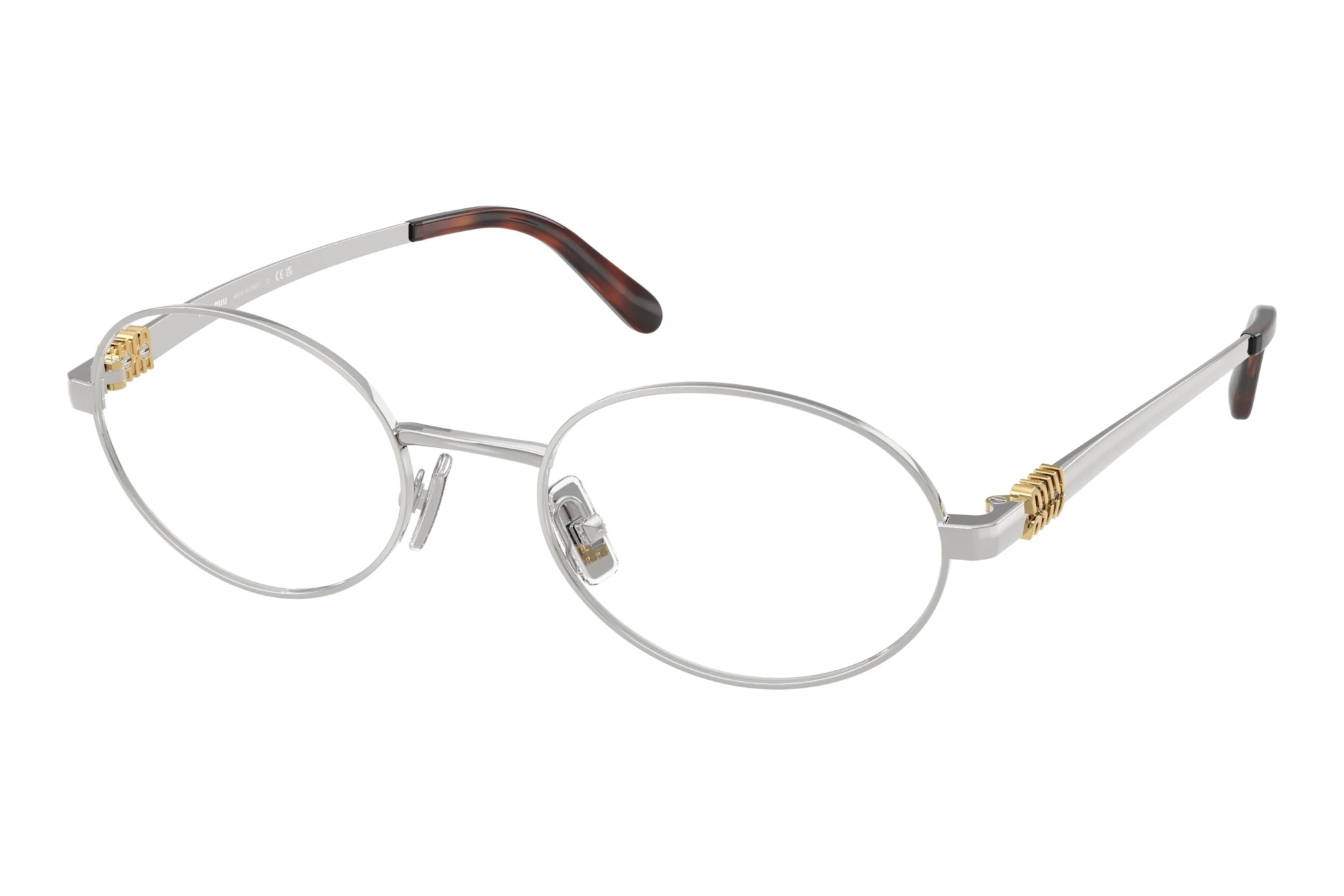 Miu Miu MU 50ZV 1BC1O1 Silver Miu Miu MU 50ZV 1BC1O1 Silver