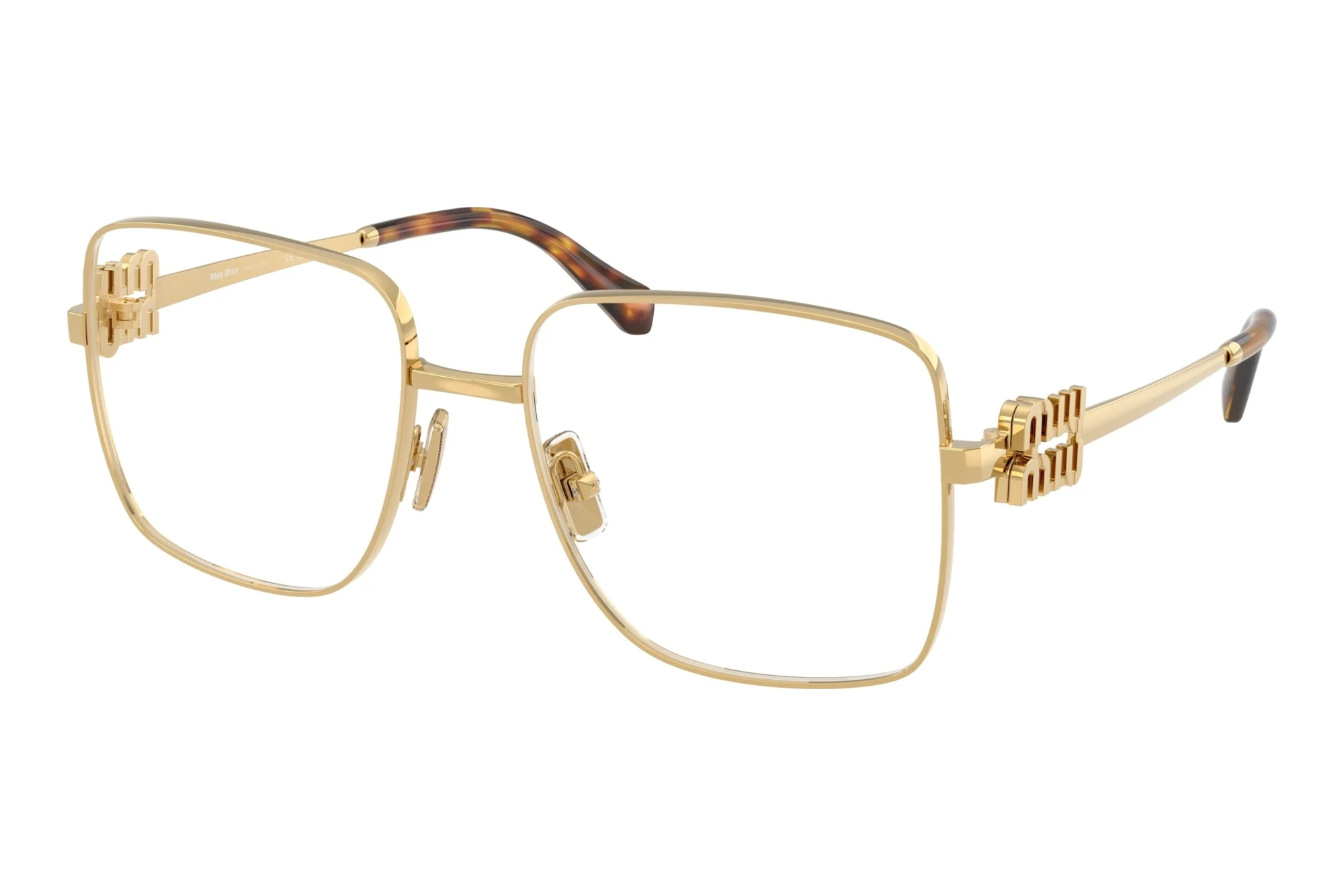 Miu Miu MU 51XV 5AK1O1 Gold Miu Miu MU 51XV 5AK1O1 Gold