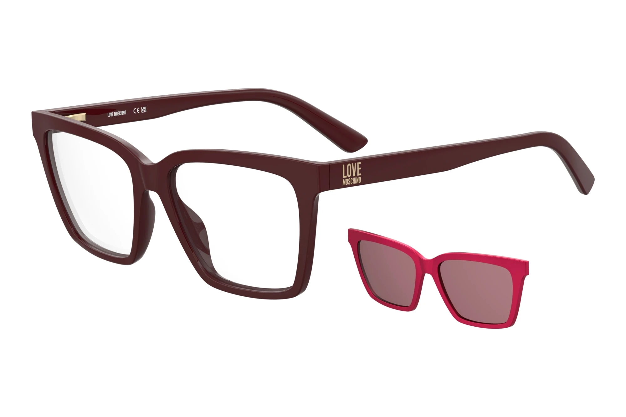 Moschino MOL661/C LHF BURGUNDY 2 Moschino MOL661/C LHF BURGUNDY 2