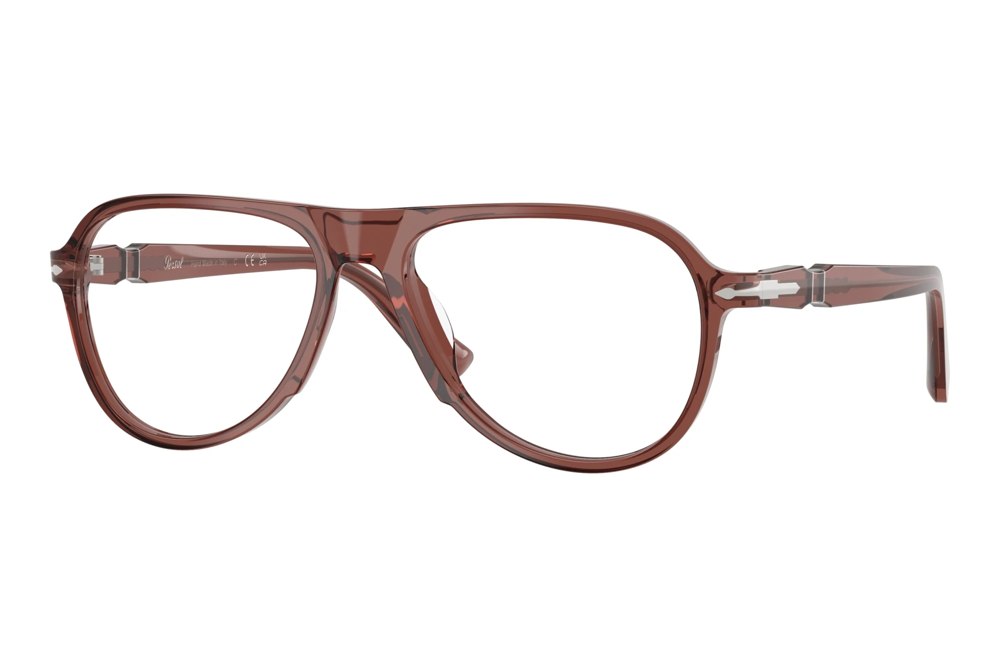 Persol PO3411V 1256 Light Brown Transparent Persol PO3411V 1256 Light Brown Transparent