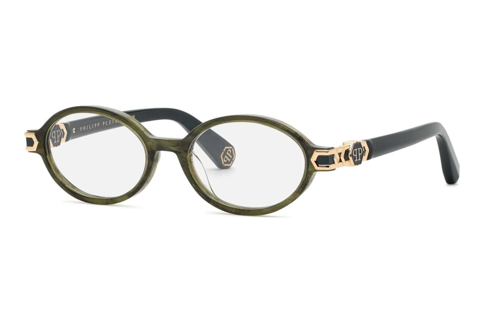 Philipp Plein VPP248 0VAD SHINY GREEN/BLACK MELANGE Philipp Plein VPP248 0VAD SHINY GREEN/BLACK MELANGE