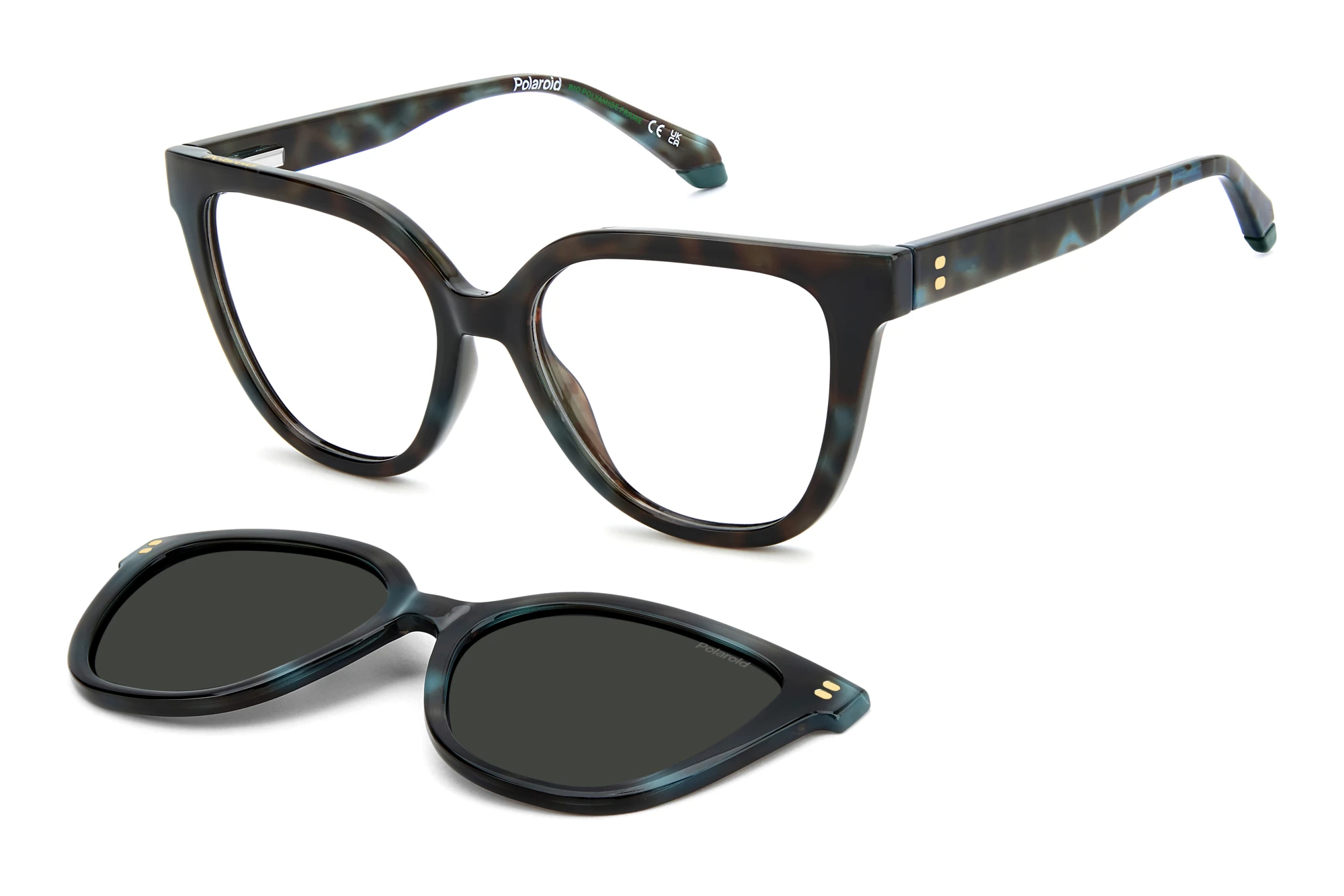 Polaroid PLD D596/C CVT TEAL HAVANA Polaroid PLD D596/C CVT TEAL HAVANA