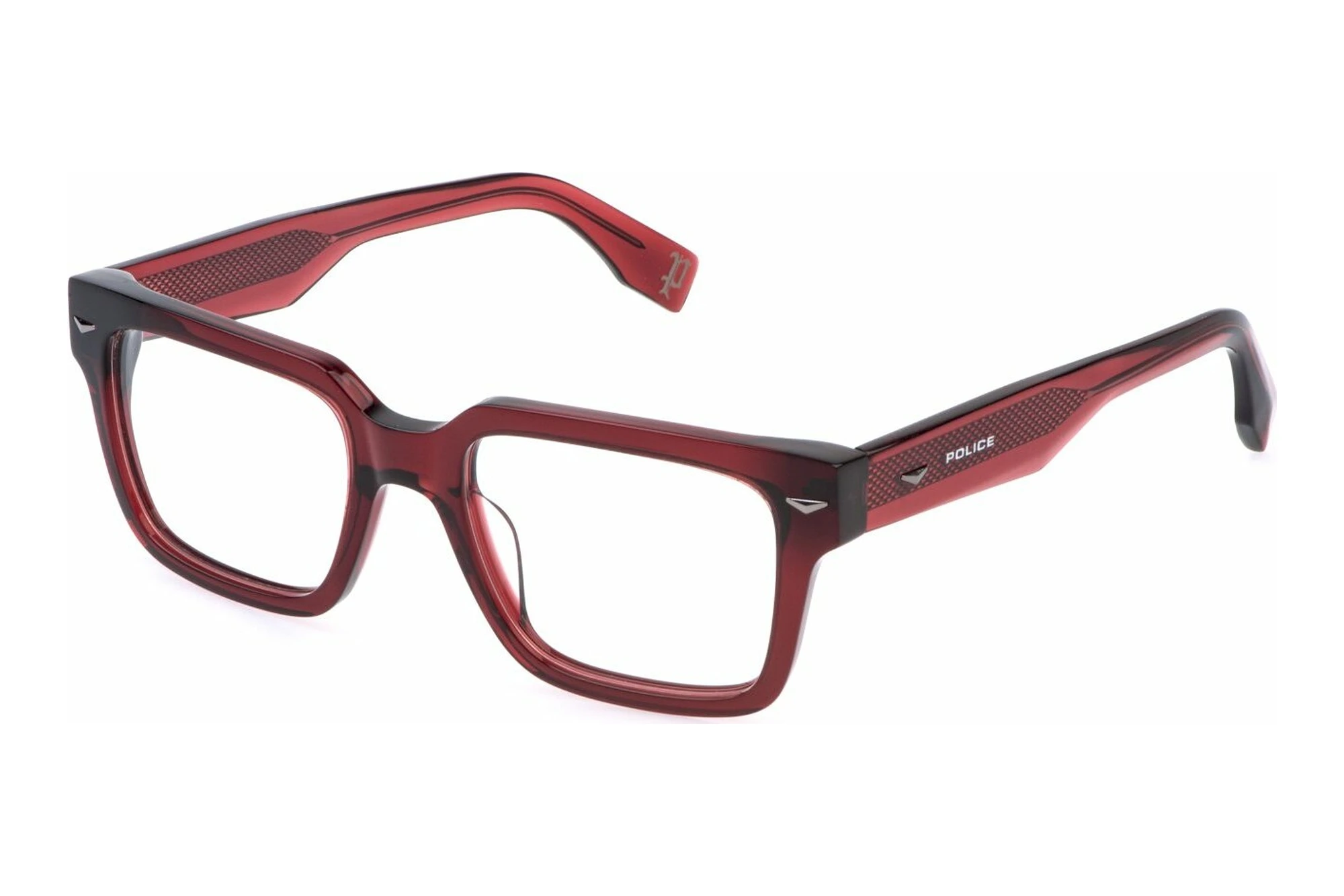Police VPLQ73E 0V64 SHINY TRANSP.BORDEAUX RED Police VPLQ73E 0V64 SHINY TRANSP.BORDEAUX RED