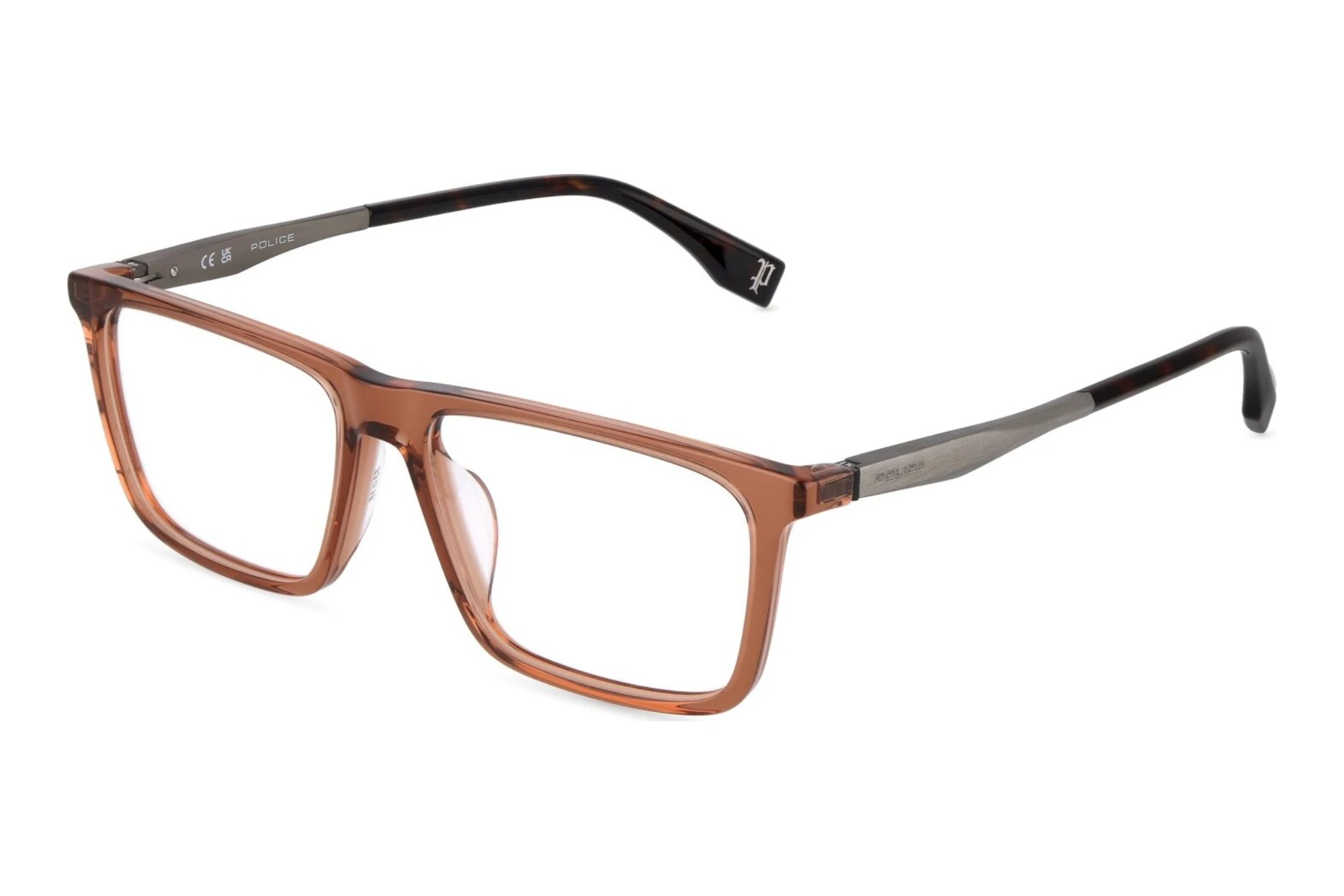Police VPLV41 06ME SHINY TRANSP.BROWN Police VPLV41 06ME SHINY TRANSP.BROWN