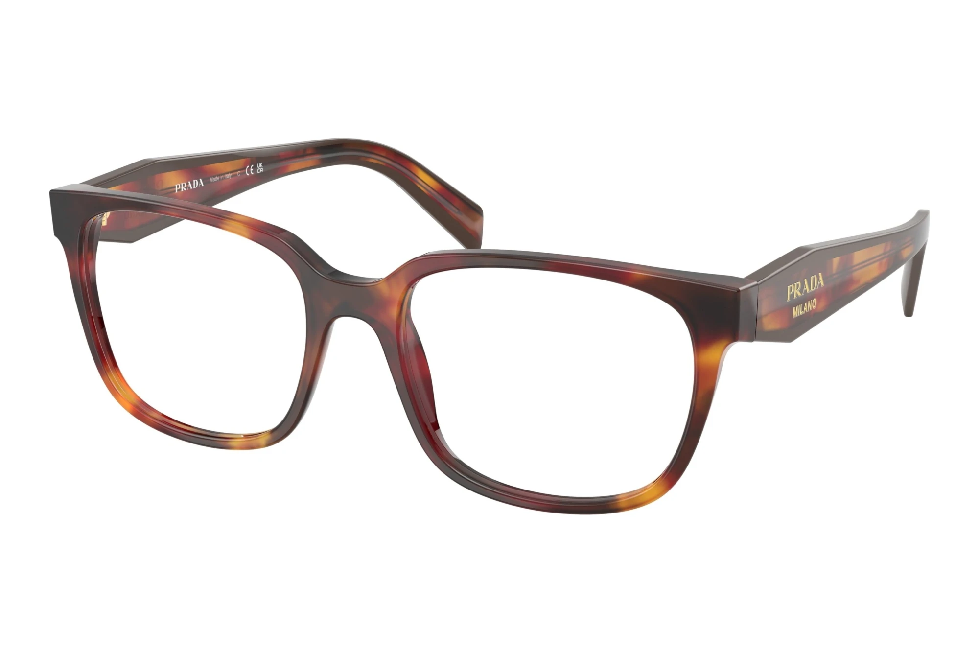 Prada PR 17ZV 22A1O1 Poppy Tortoise Prada PR 17ZV 22A1O1 Poppy Tortoise
