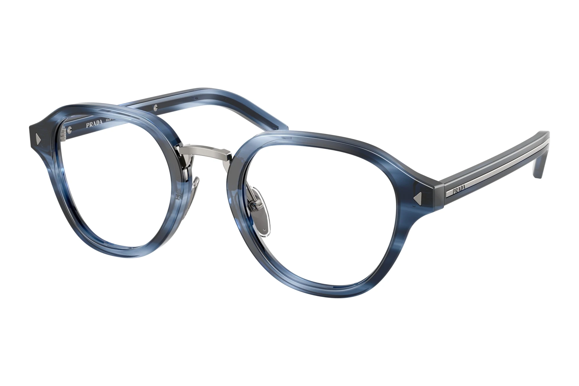 Prada PR C05V 26F1O1 Striped Blue Prada PR C05V 26F1O1 Striped Blue