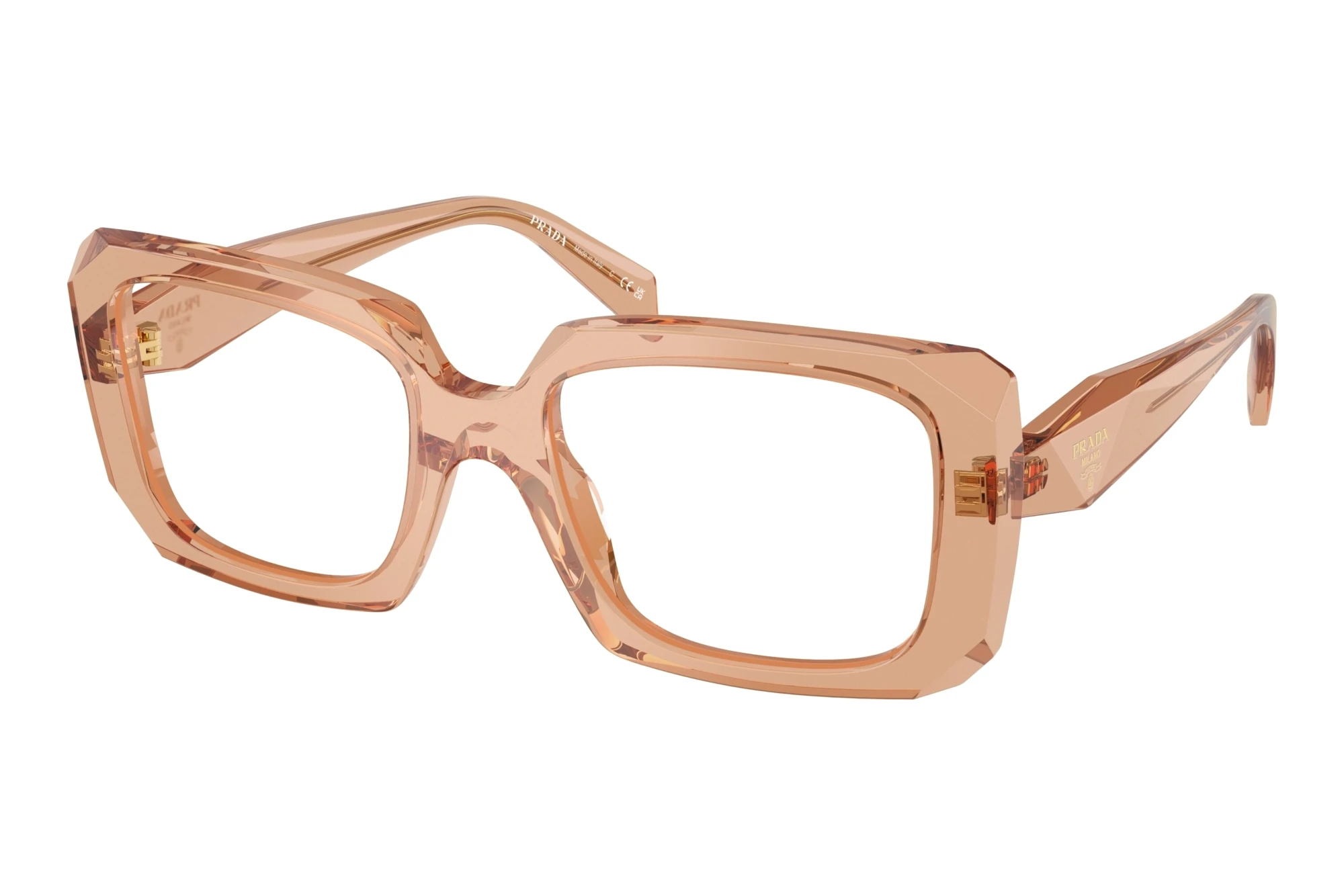 Prada PR C09V 20H1O1 Transparent Chocolate Prada PR C09V 20H1O1 Transparent Chocolate