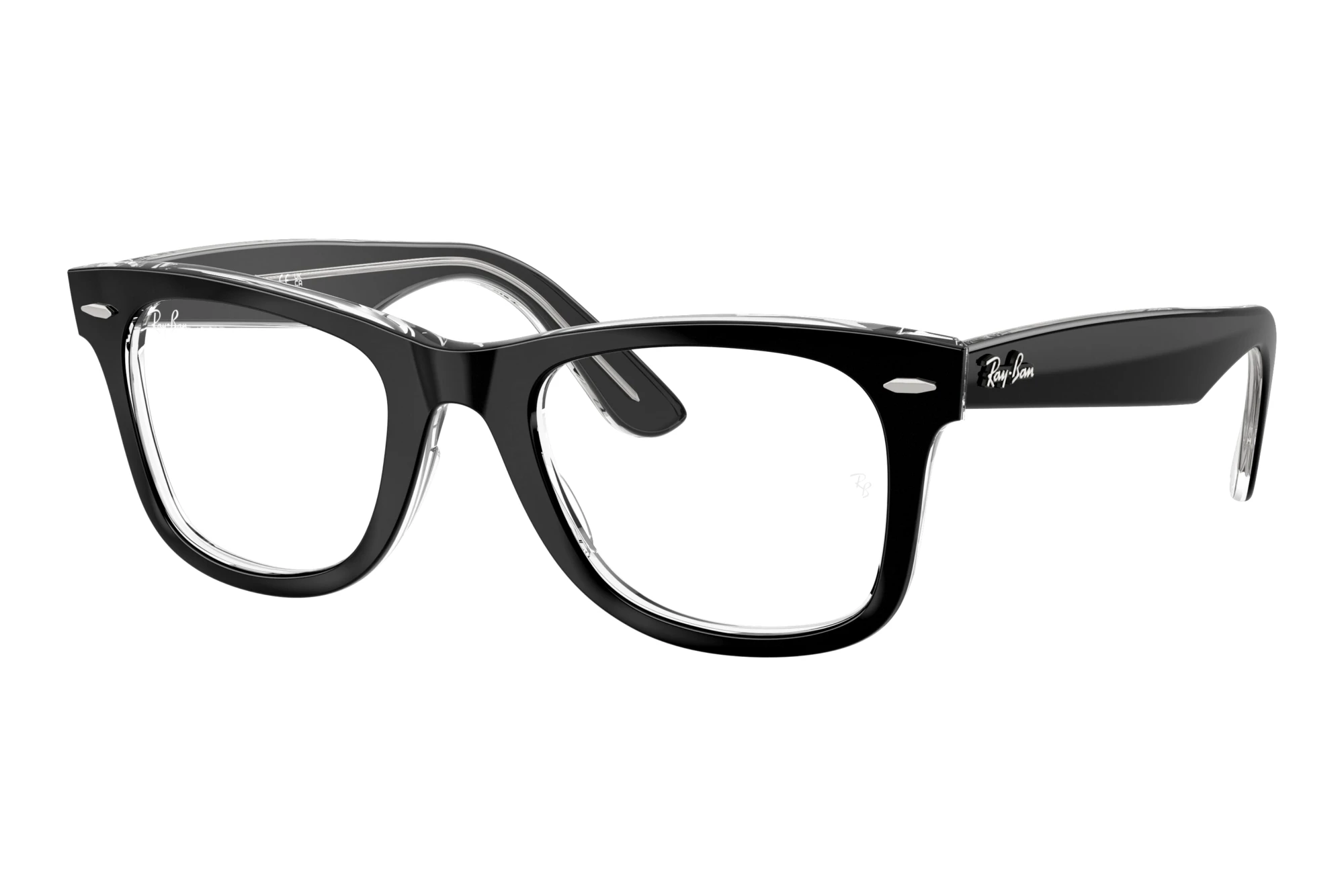 Ray-Ban RX4340V 2034 Black On Transparent Ray-Ban RX4340V 2034 Black On Transparent