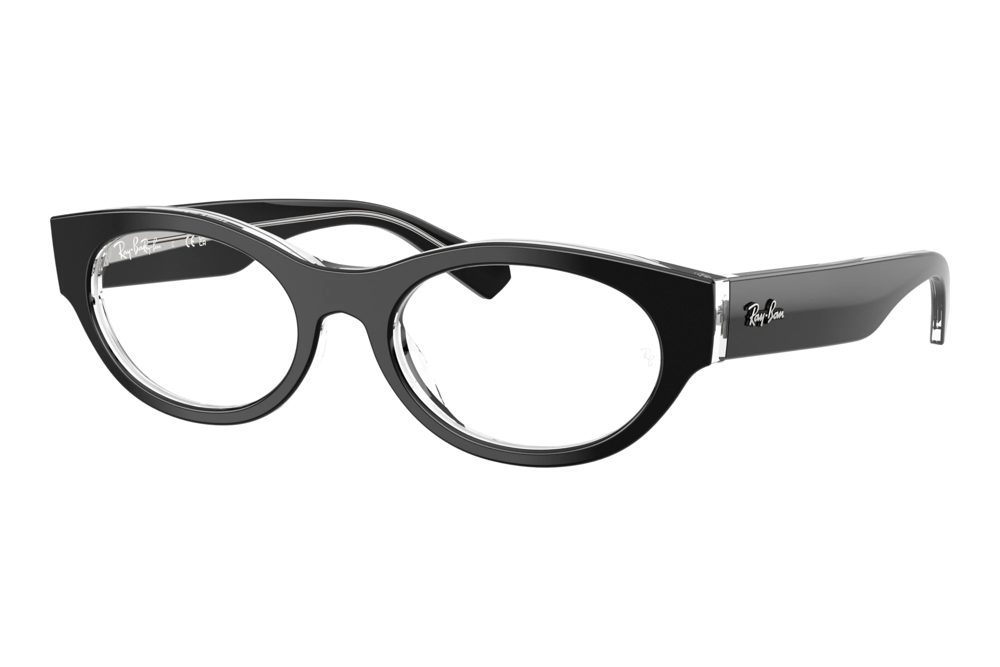 Ray-Ban RX5447 2034 Black On Transparent Ray-Ban RX5447 2034 Black On Transparent