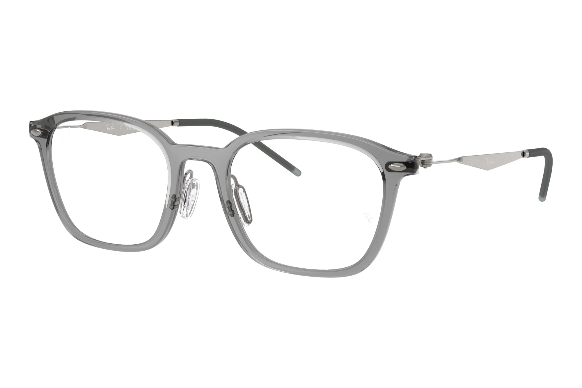 Ray-Ban RX7555 8538 Transparent Grey Ray-Ban RX7555 8538 Transparent Grey