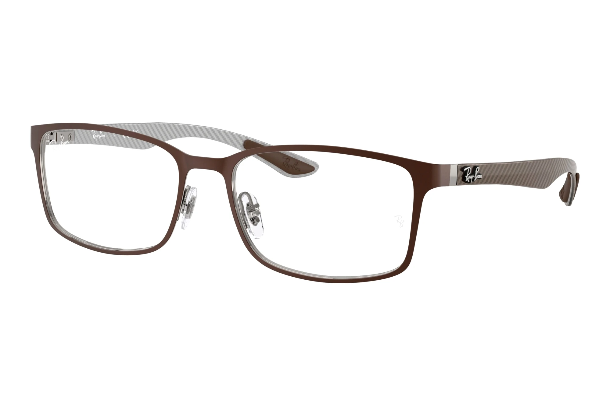 Ray-Ban RX8424 3227 Matte Brown & Gunmetal Ray-Ban RX8424 3227 Matte Brown & Gunmetal