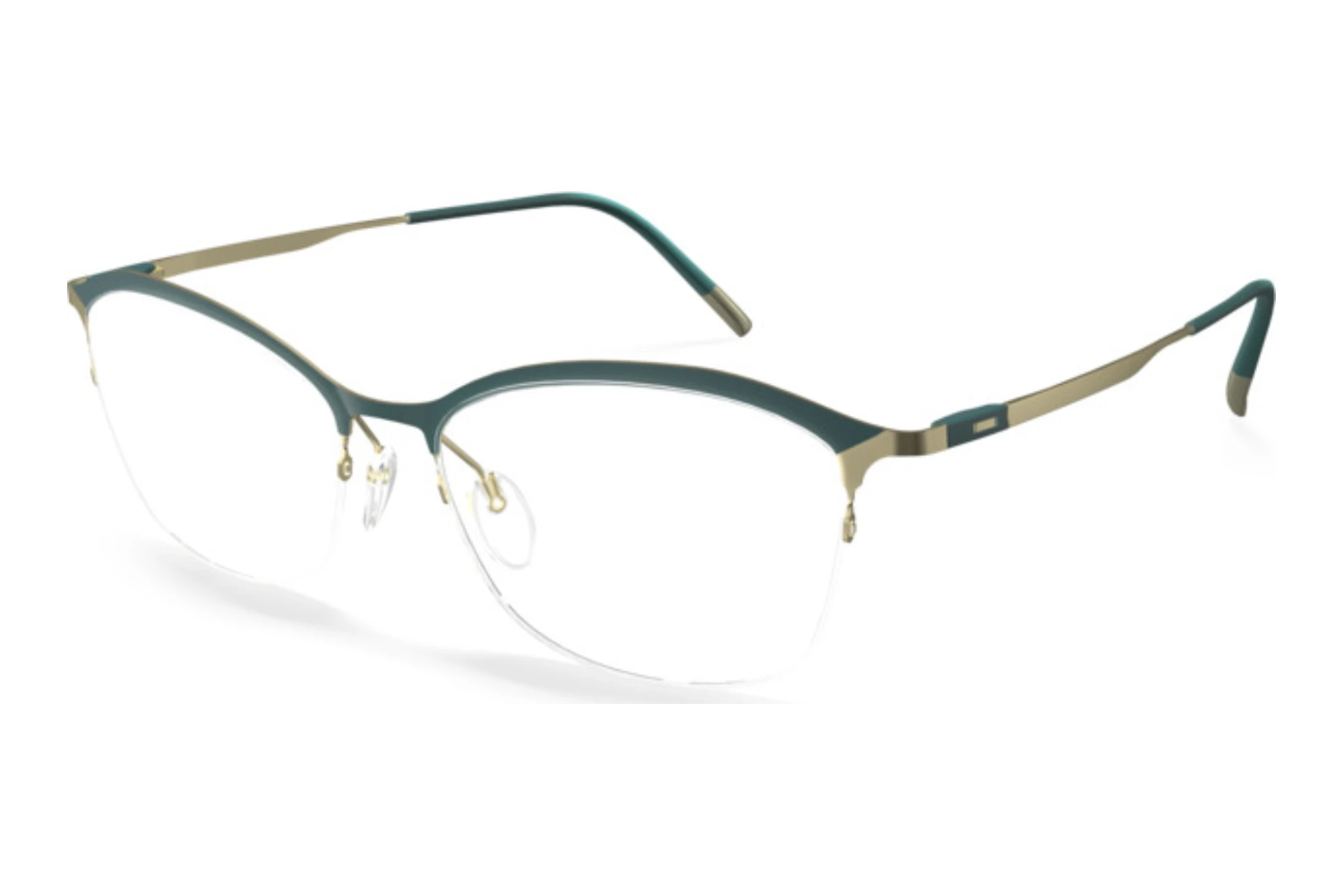 Silhouette 4557 5041 Champagne Teal Silhouette 4557 5041 Champagne Teal