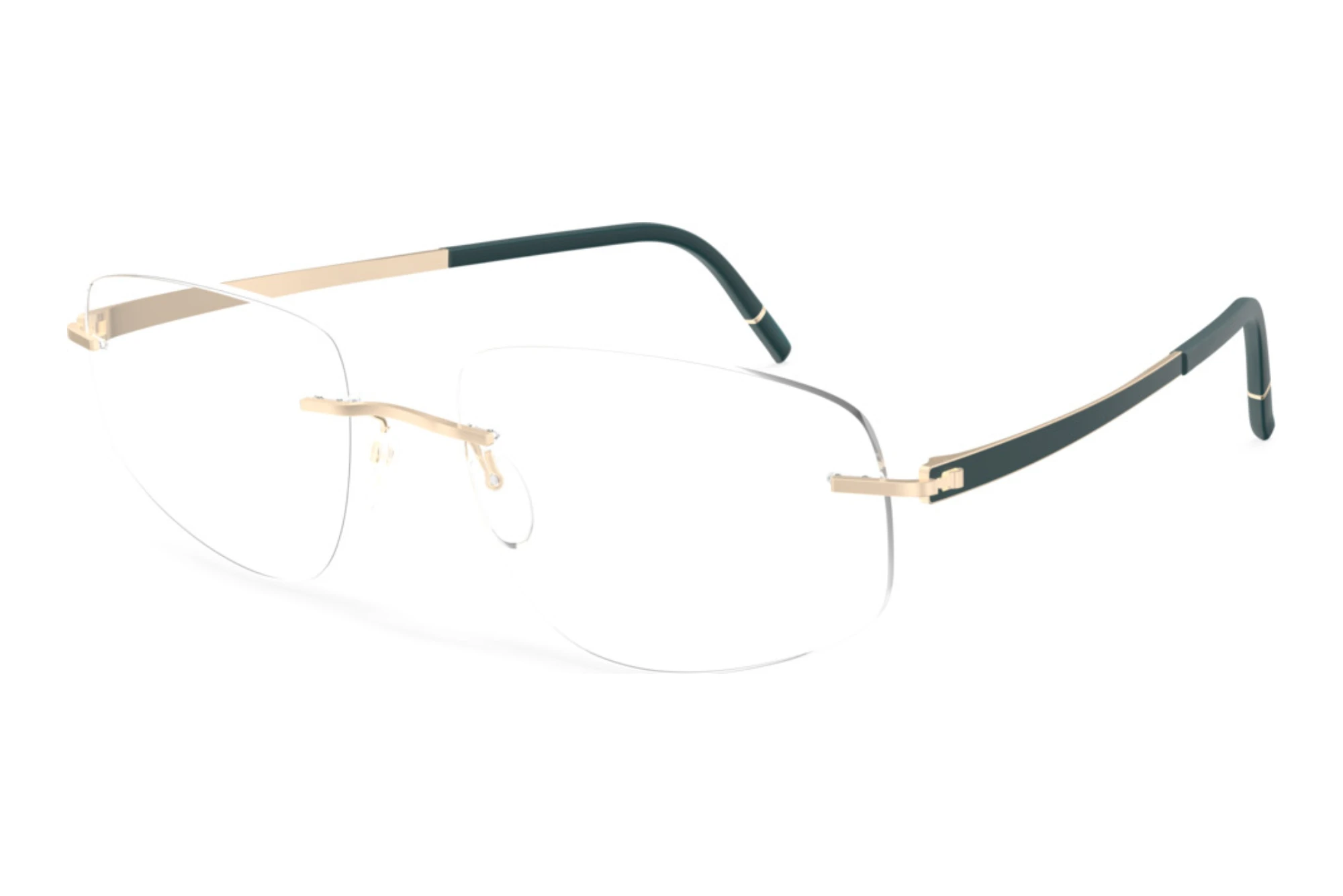 Silhouette 5529-MN 5541 Teal / Brass Silhouette 5529-MN 5541 Teal / Brass