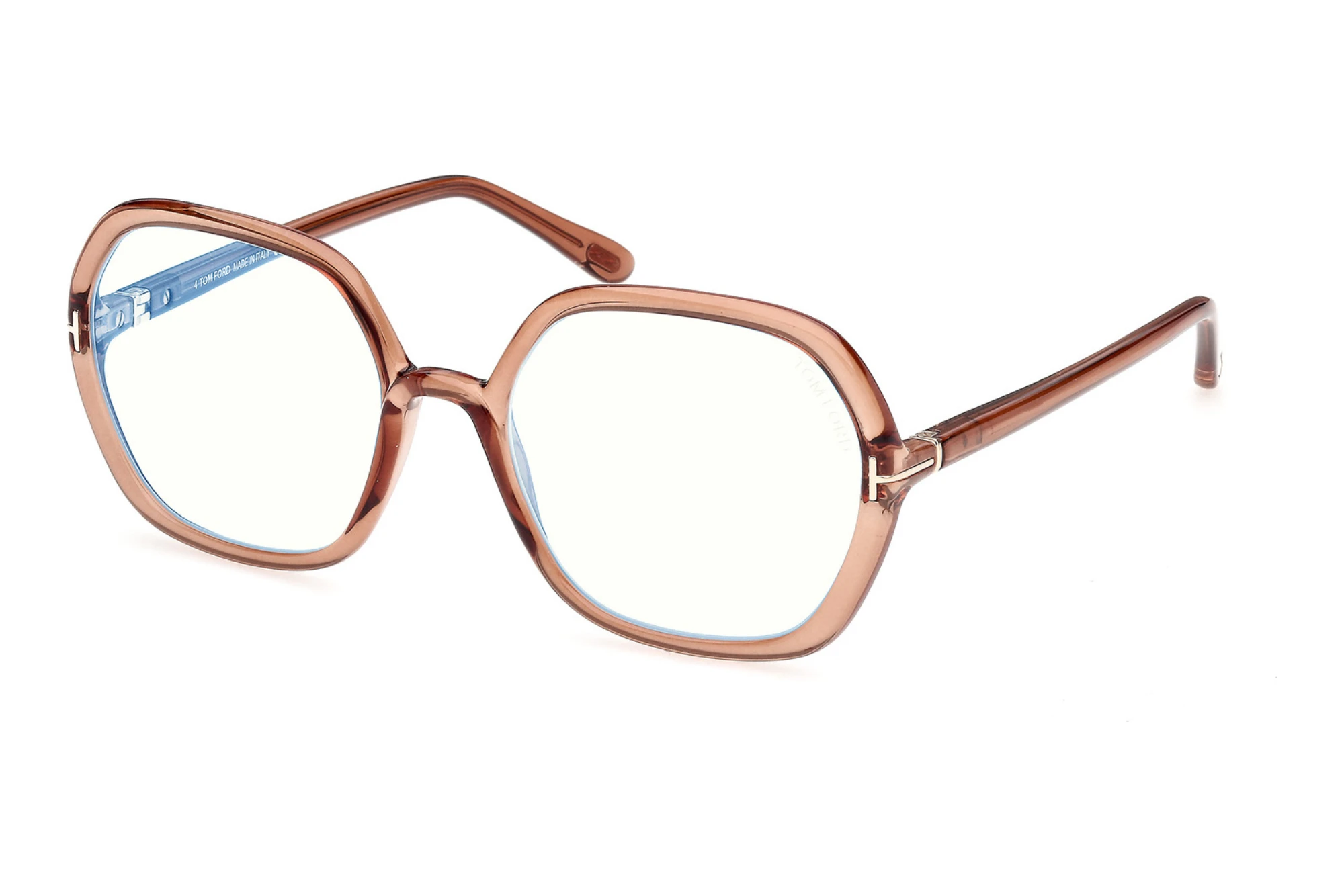 Tom Ford FT5814-B 045 Glänzend Hellbraun Tom Ford FT5814-B 045 Glänzend Hellbraun
