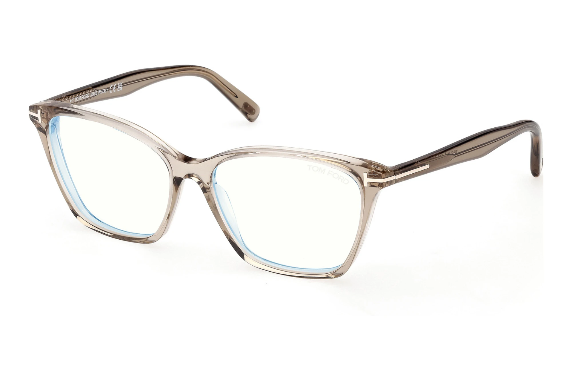 Tom Ford FT5949-B 045 Glänzend Hellbraun Tom Ford FT5949-B 045 Glänzend Hellbraun