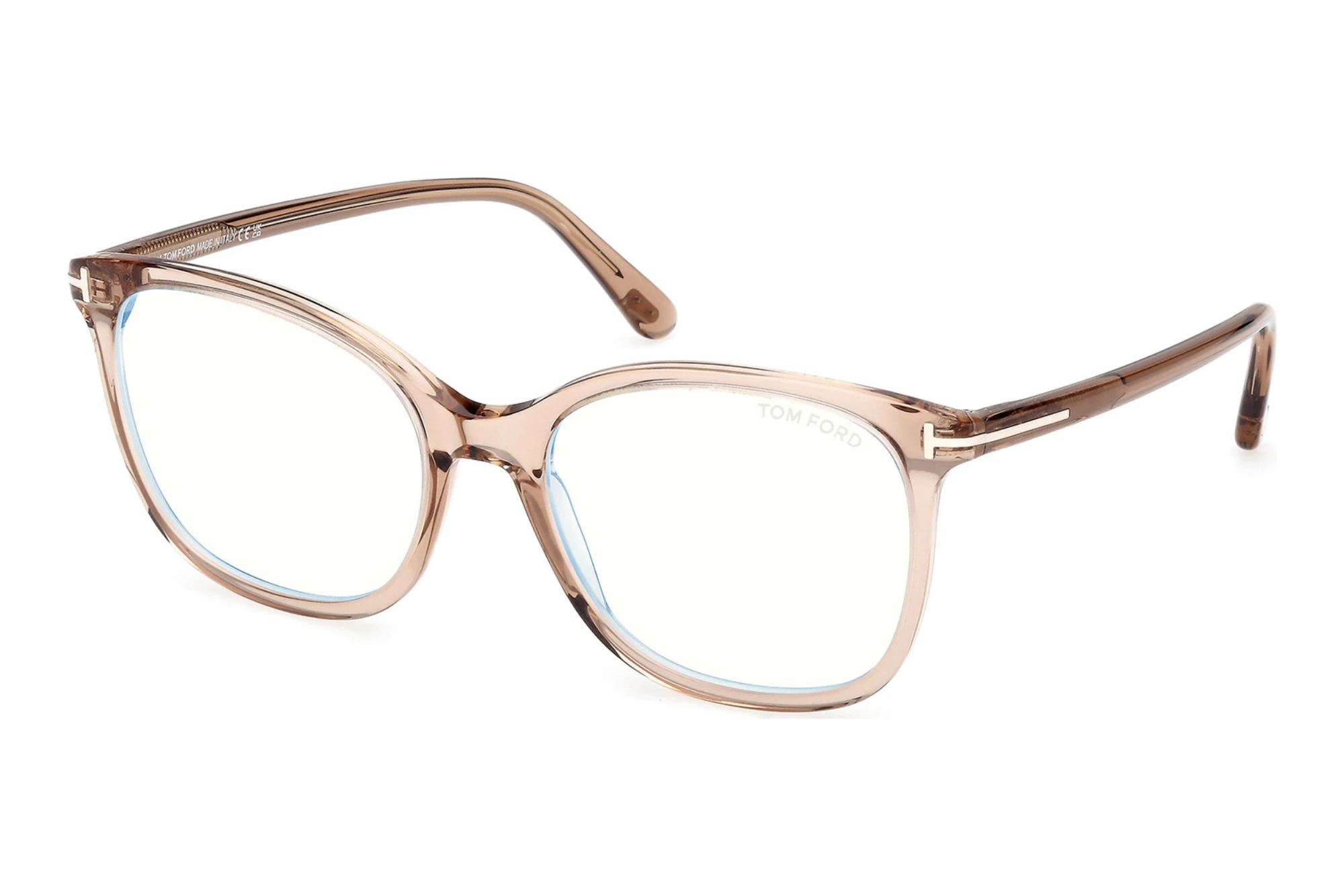 Tom Ford FT6089-B 045 Glänzend Hellbraun Tom Ford FT6089-B 045 Glänzend Hellbraun