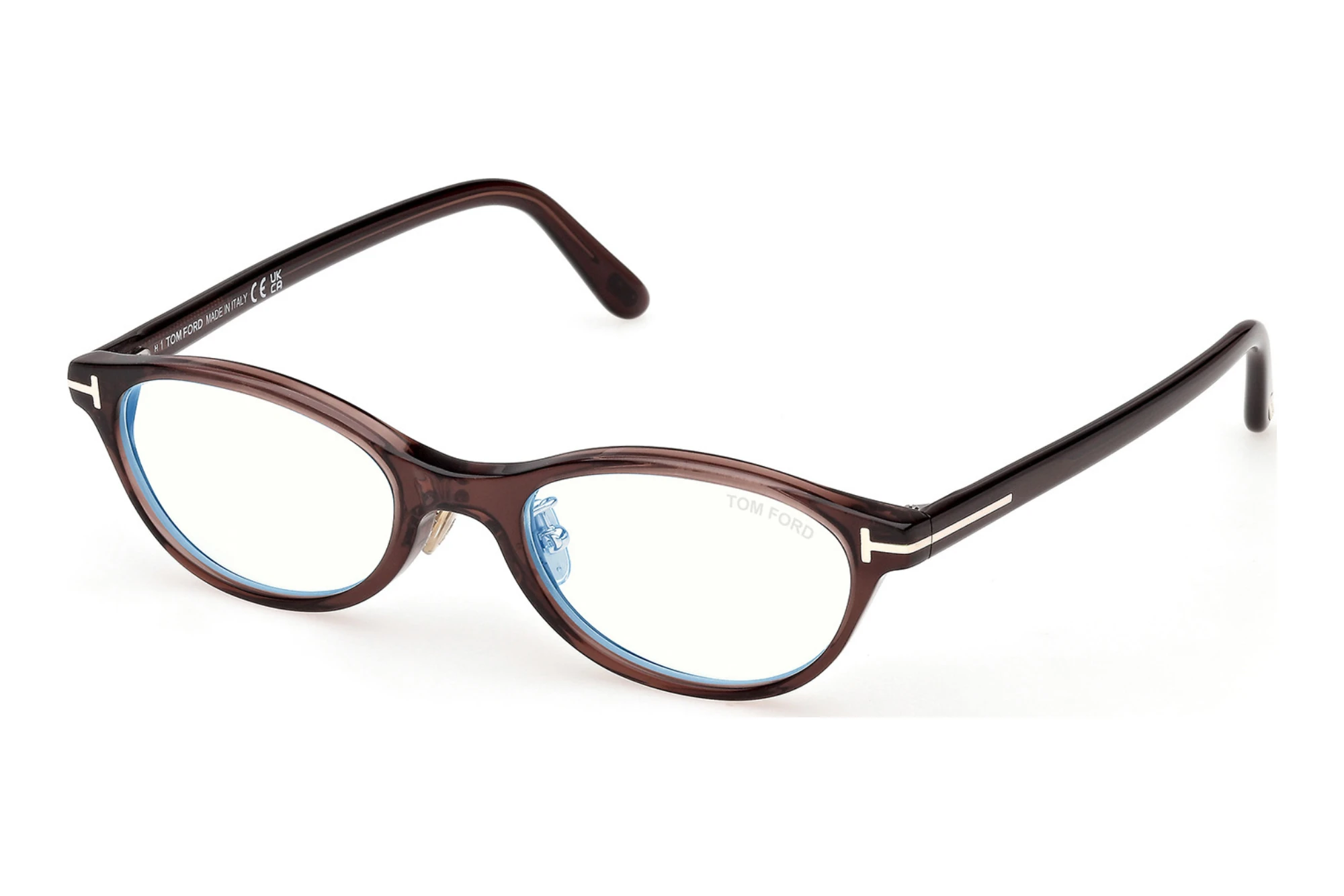 Tom Ford FT6114-D-B 045 Glänzend Hellbraun Tom Ford FT6114-D-B 045 Glänzend Hellbraun