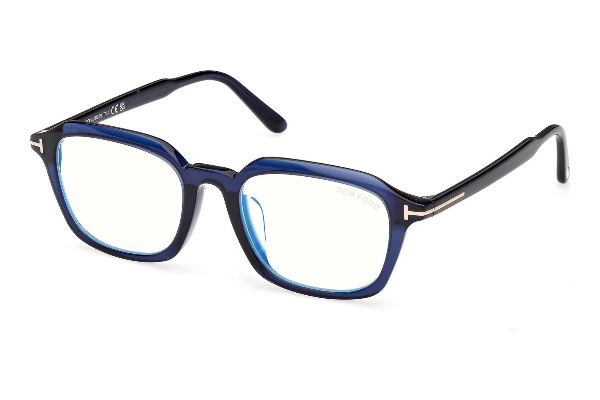 Tom Ford FT6148-D-B 090 Glänzend Blau Tom Ford FT6148-D-B 090 Glänzend Blau