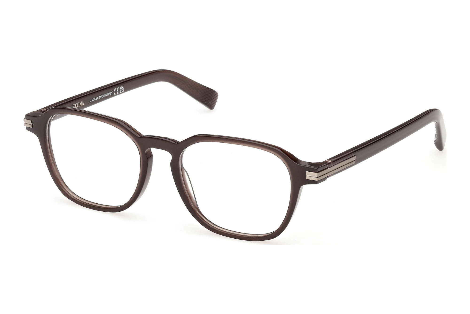 Zegna EZ5332 048 Glänzend Dunkelbraun Zegna EZ5332 048 Glänzend Dunkelbraun