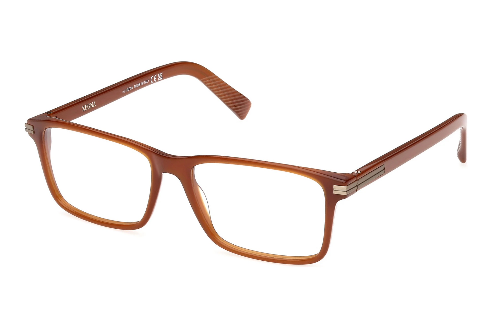 Zegna EZ5333 045 Glänzend Hellbraun Zegna EZ5333 045 Glänzend Hellbraun