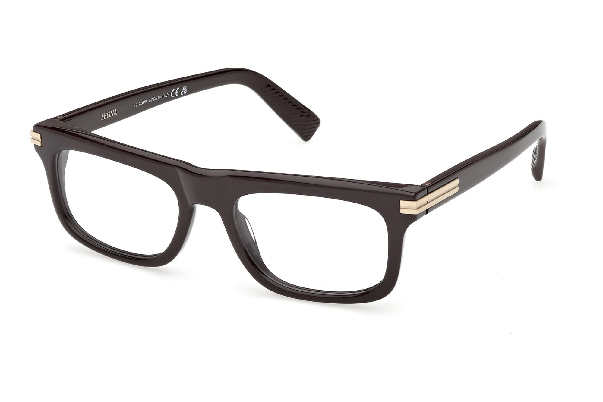 Zegna EZ5343 048 Glänzend Dunkelbraun Zegna EZ5343 048 Glänzend Dunkelbraun