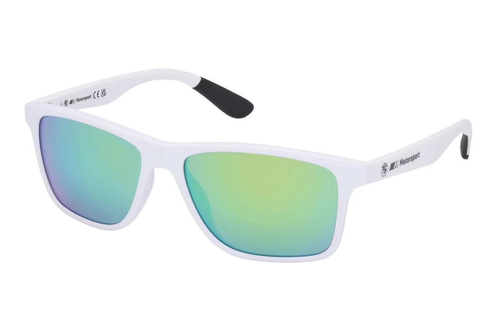 BMW Motorsport BS0049 21Q grün verspiegeltGlänzend Weiss BMW Motorsport BS0049 21Q grün verspiegeltGlänzend Weiss