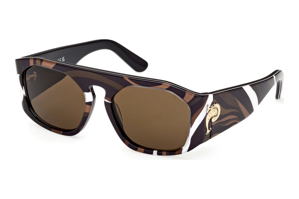 Emilio Pucci EP0242 99E braunAnimalier/Muster Emilio Pucci EP0242 99E braunAnimalier/Muster