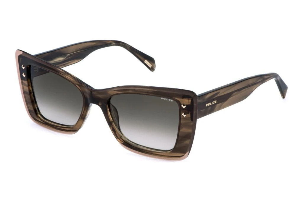 Police SPLR97 0APZ GREEN GRADIENTBROWN TOP+GREY Police SPLR97 0APZ GREEN GRADIENTBROWN TOP+GREY