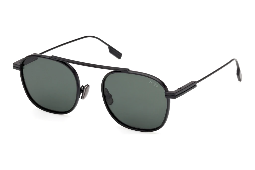 Zegna   EZ0290 02N grünMatt Schwarz Zegna   EZ0290 02N grünMatt Schwarz