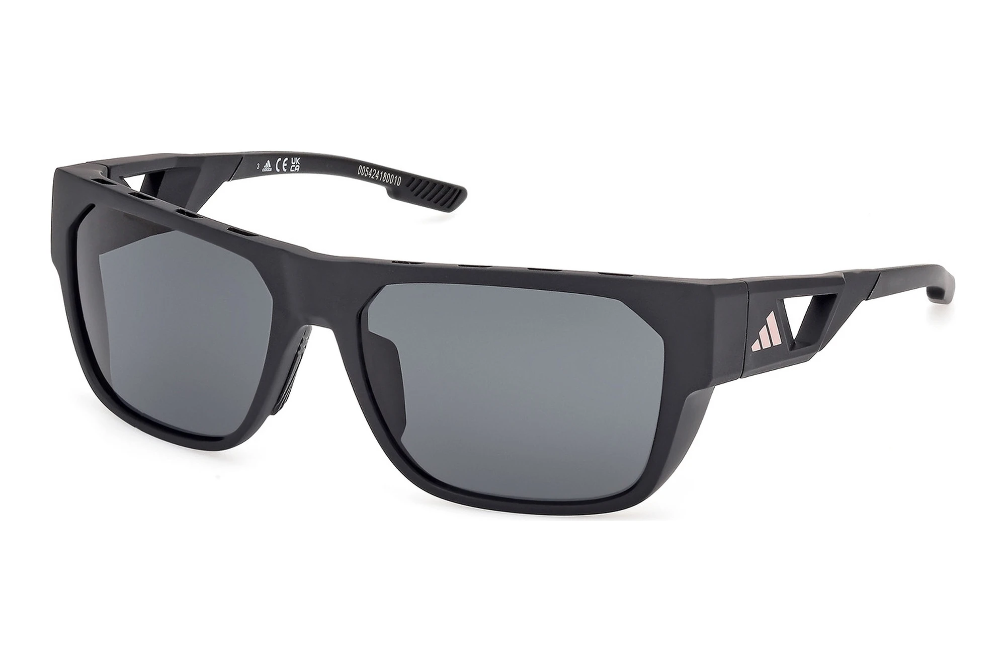 Adidas SP0102 02D grau polarisierendMatt Schwarz Adidas SP0102 02D grau polarisierendMatt Schwarz