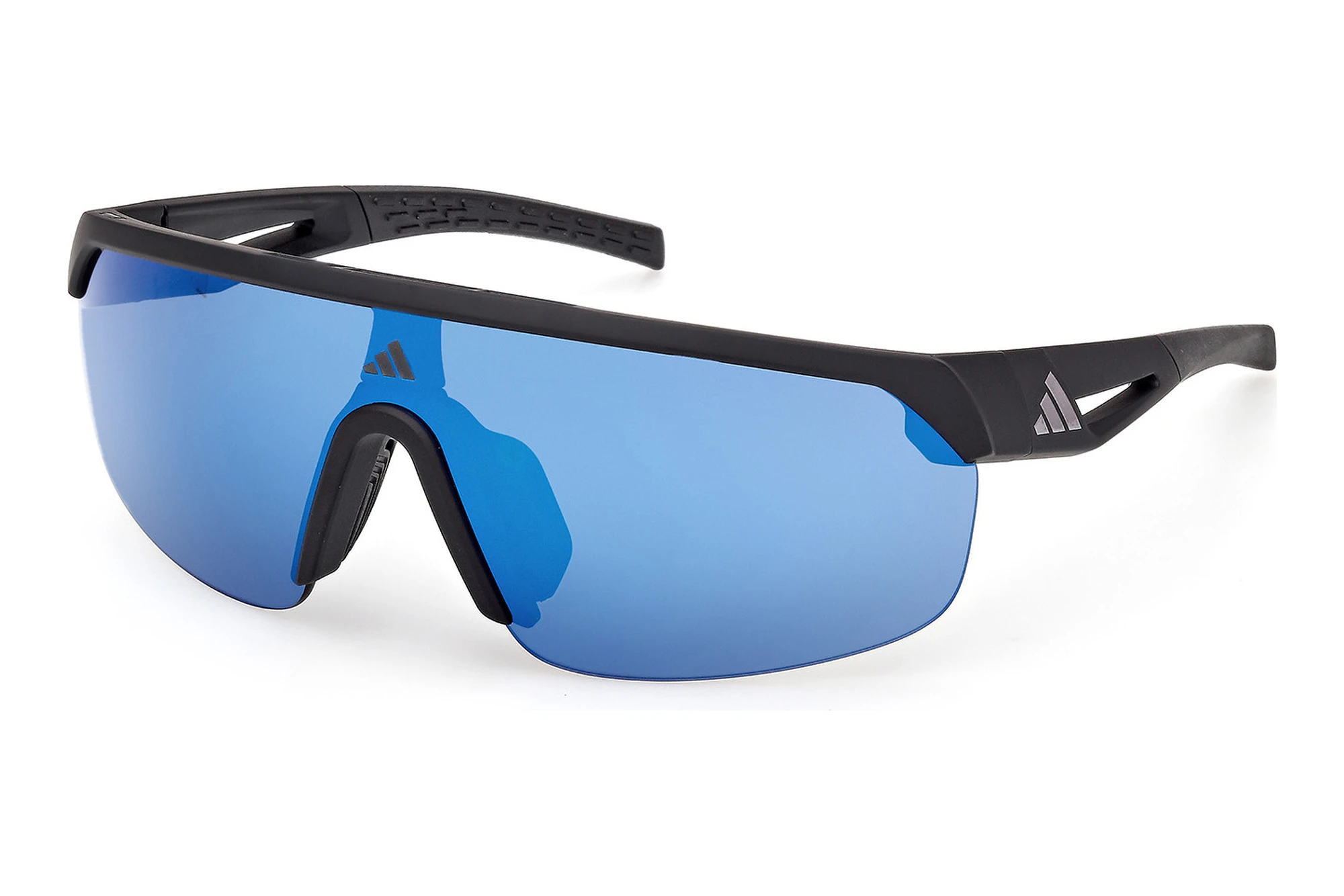Adidas SP0109 02X blau verspiegeltMatt Schwarz Adidas SP0109 02X blau verspiegeltMatt Schwarz