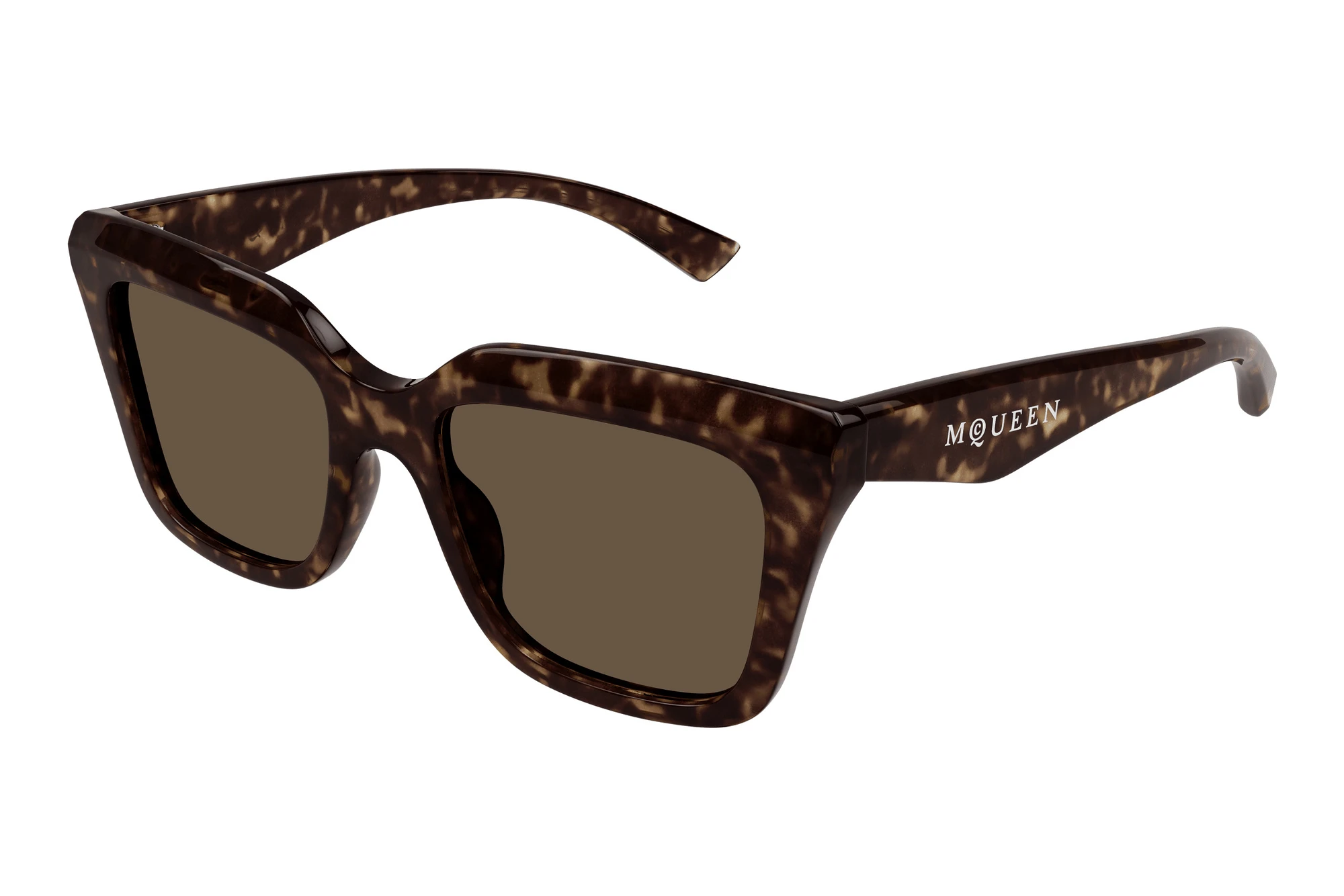 Alexander McQueen AM0473SA 002 HAVANA Alexander McQueen AM0473SA 002 HAVANA