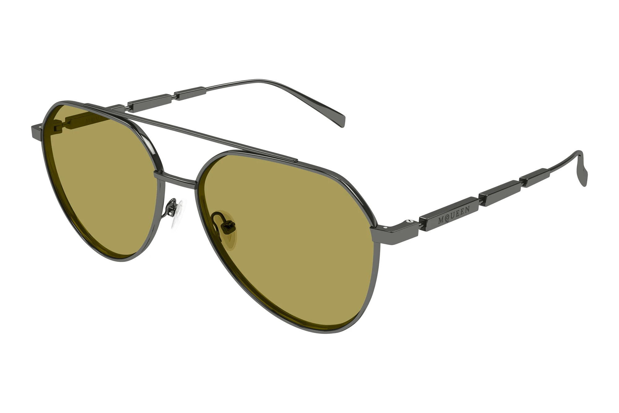Alexander McQueen AM0478S 003 GUNMETAL Alexander McQueen AM0478S 003 GUNMETAL