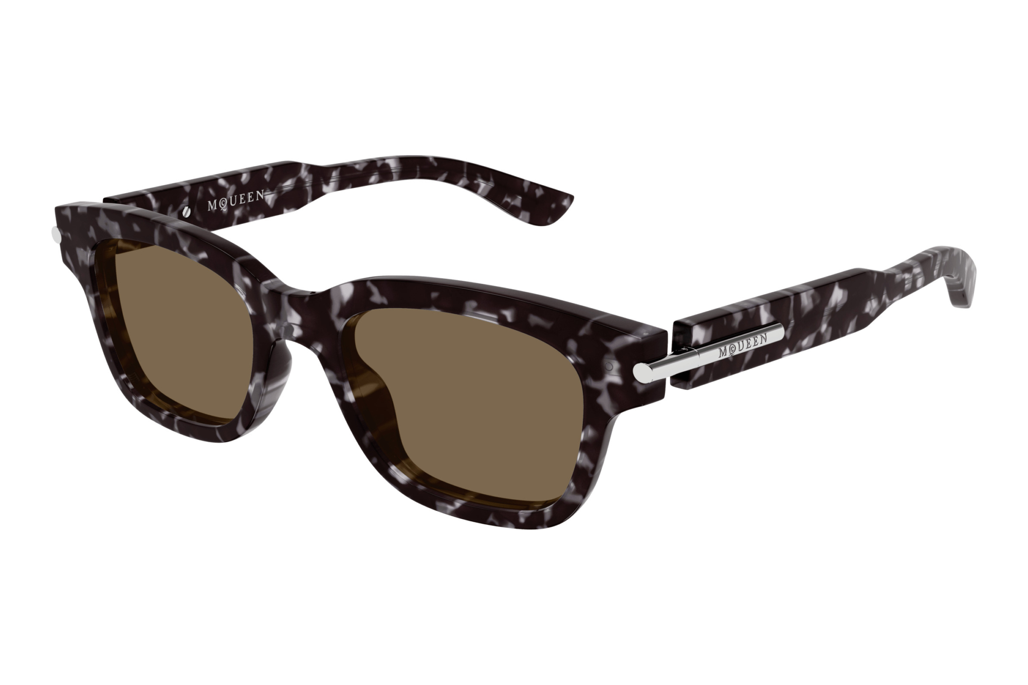 Alexander McQueen AM0497S 002 HAVANA Alexander McQueen AM0497S 002 HAVANA