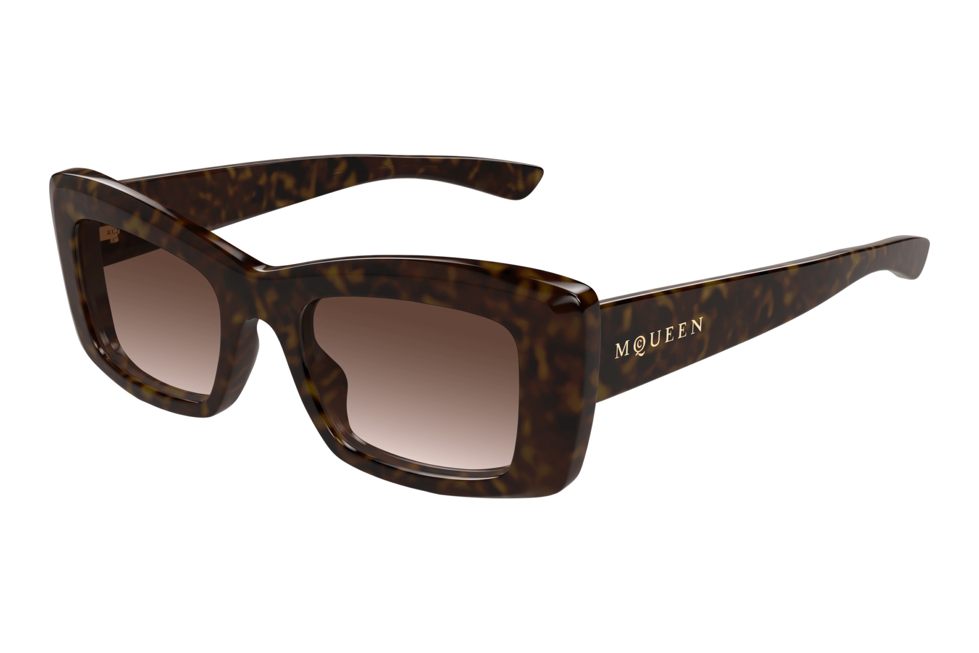 Alexander McQueen AM0526S 002 HAVANA Alexander McQueen AM0526S 002 HAVANA