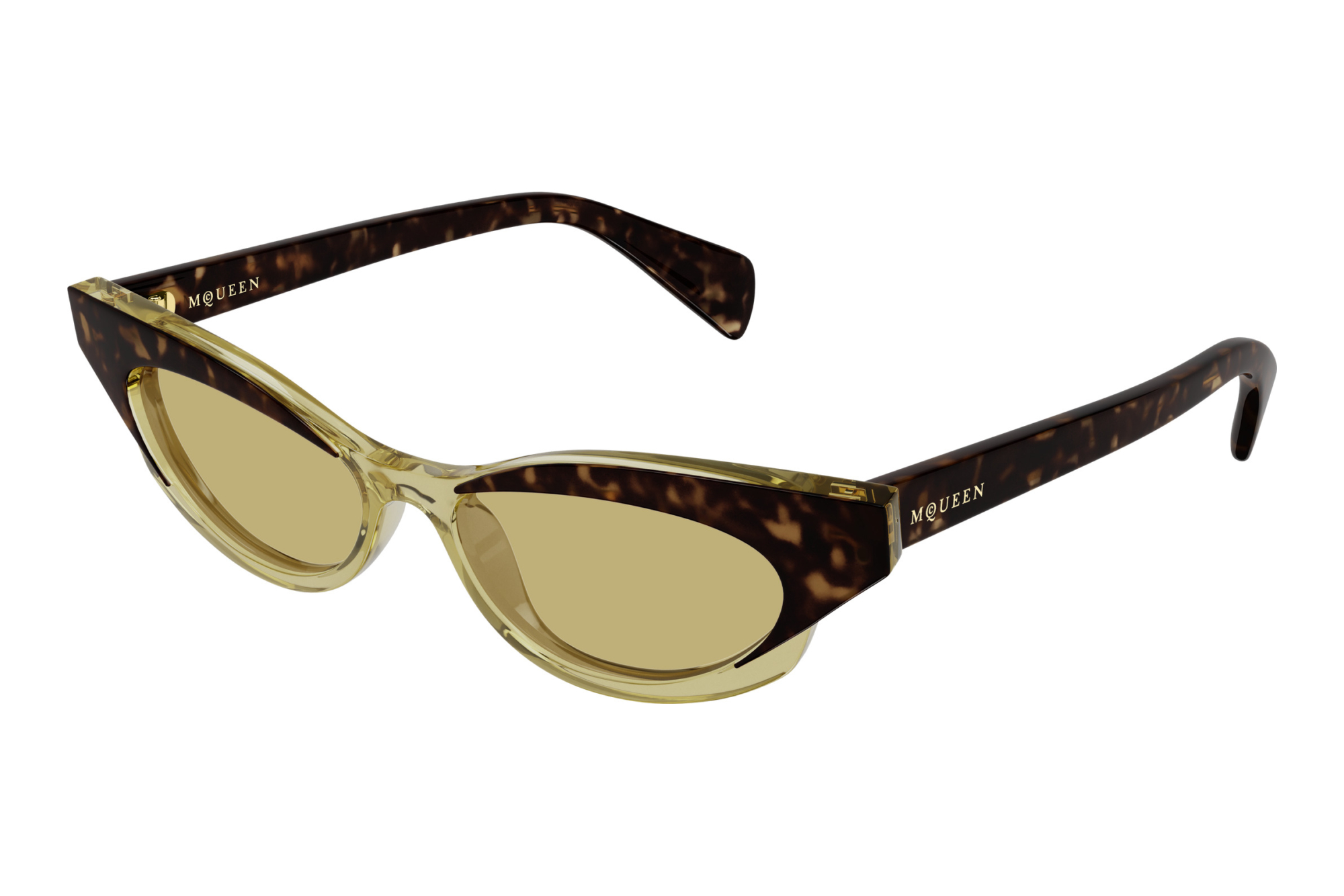 Alexander McQueen AM0544S 002 HAVANA Alexander McQueen AM0544S 002 HAVANA