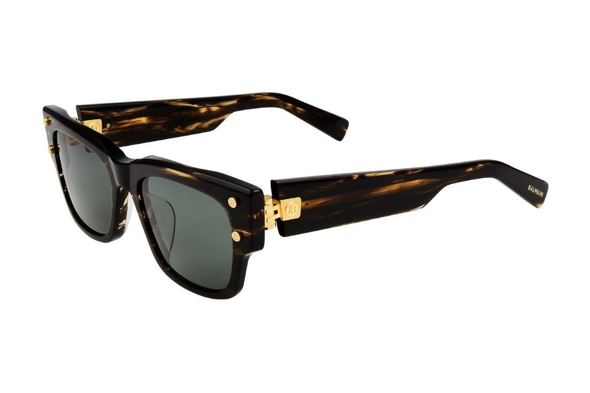Balmain Paris BPS-118 B G-15 - ARDark Brown Swirl - Gold Balmain Paris BPS-118 B G-15 - ARDark Brown Swirl - Gold
